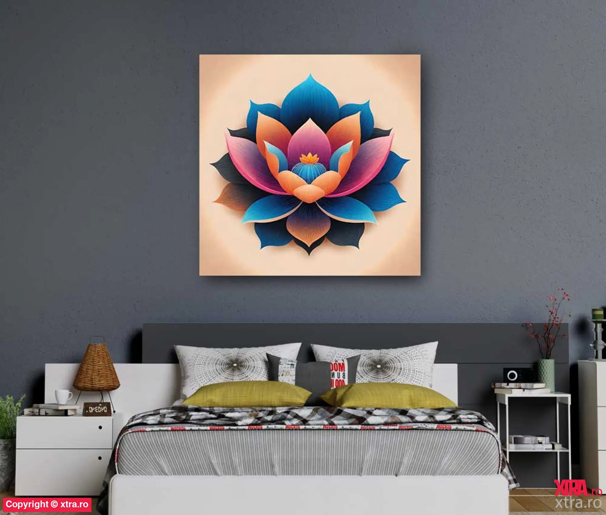 Abstract Flower 1 - Artx Canvas