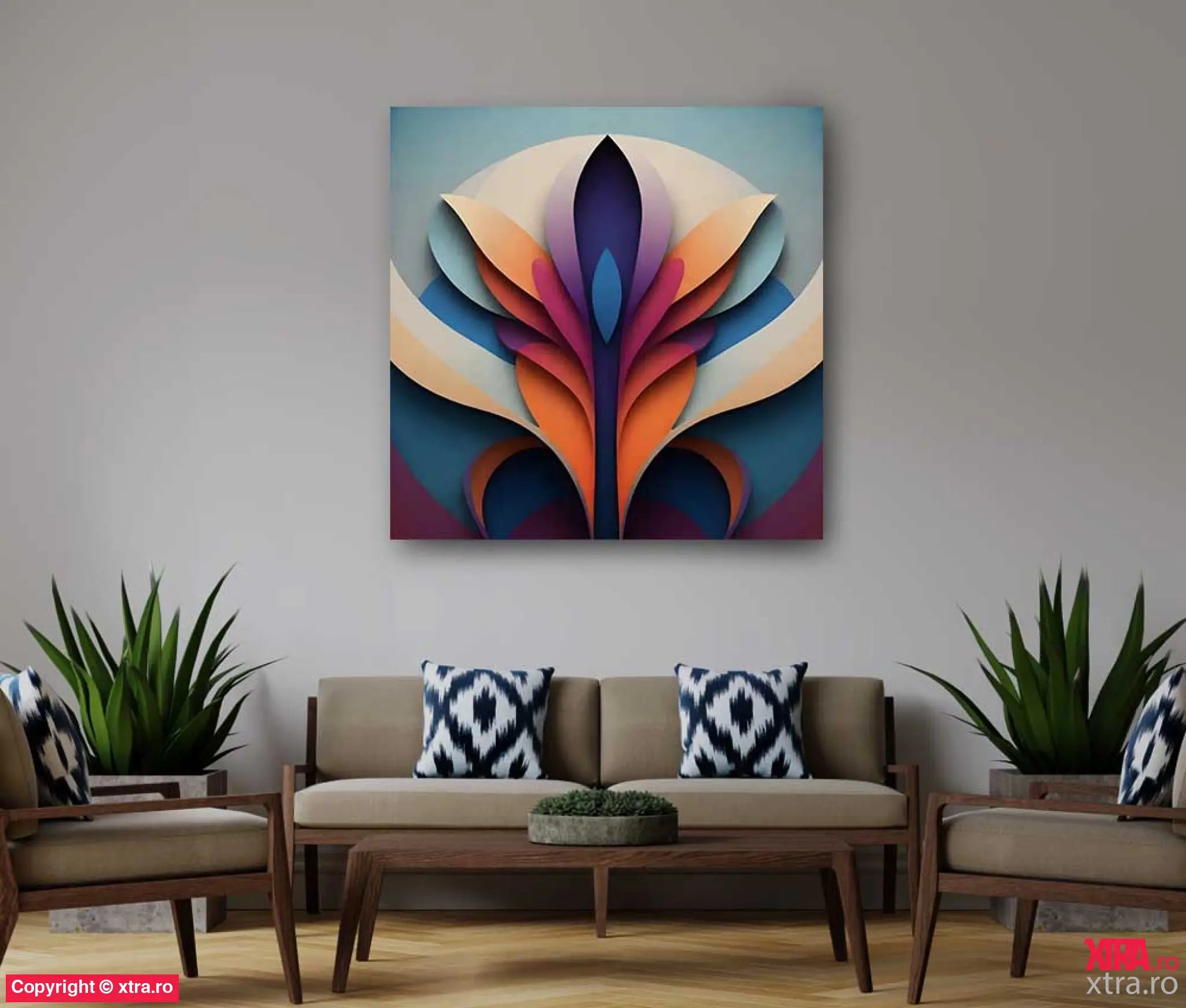 Abstract Flower 3 - Artx Canvas