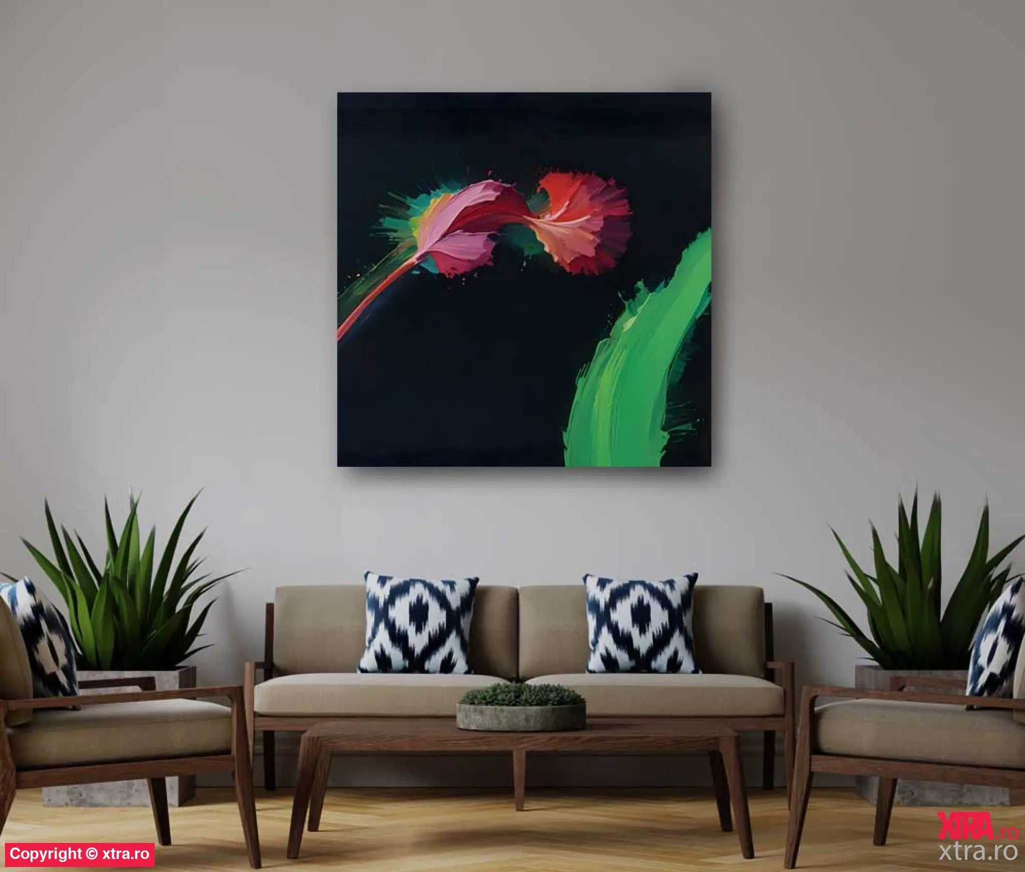 Abstract Flower - Artx Canvas