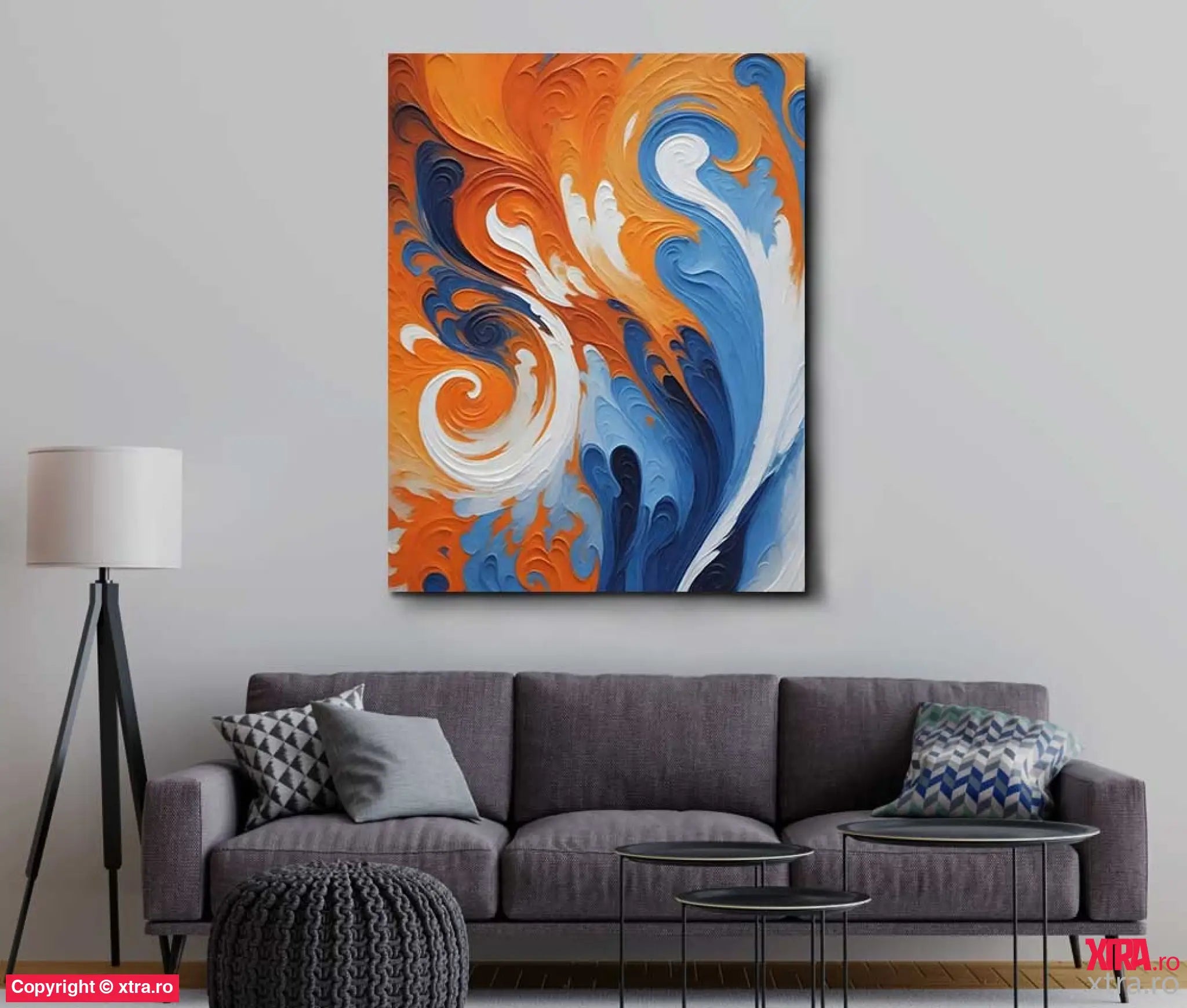 Abstract Swirl 2 - Artx Canvas