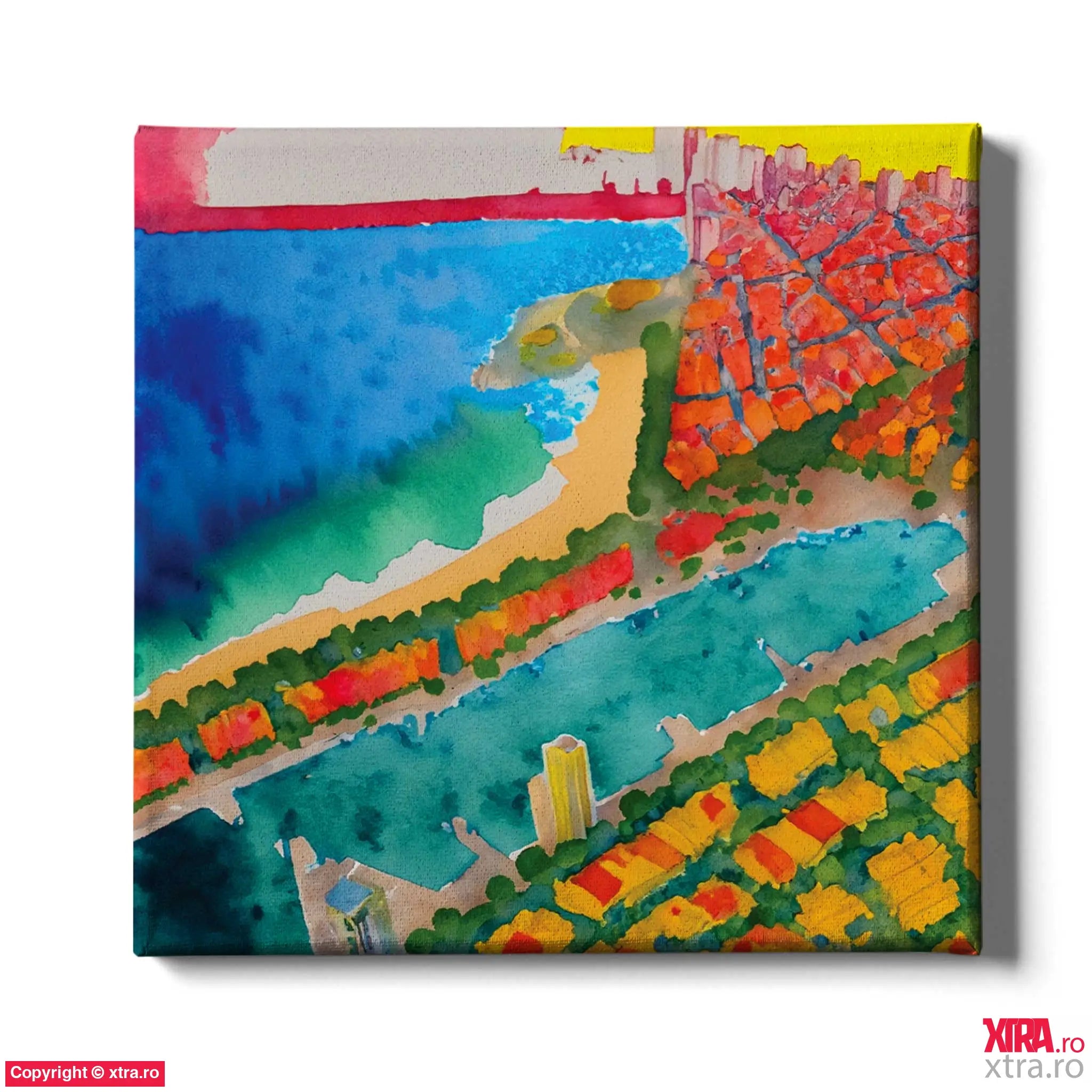 Barcelona Map 2 - Artx Canvas