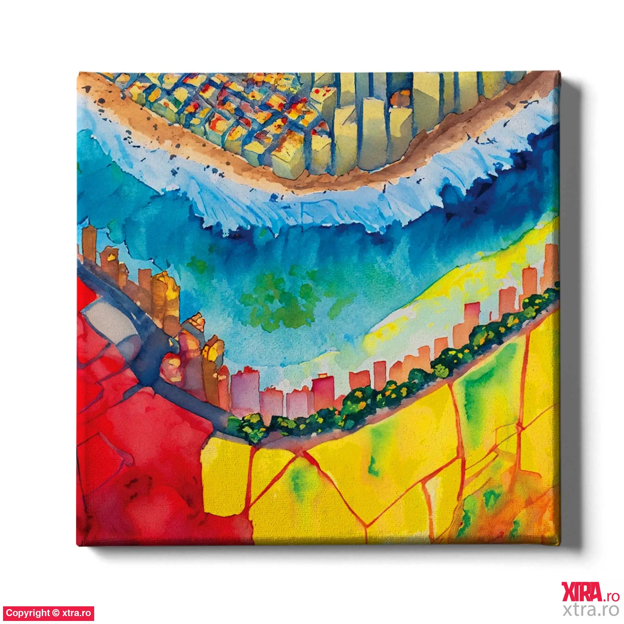 Barcelona Map 4 - Artx Canvas