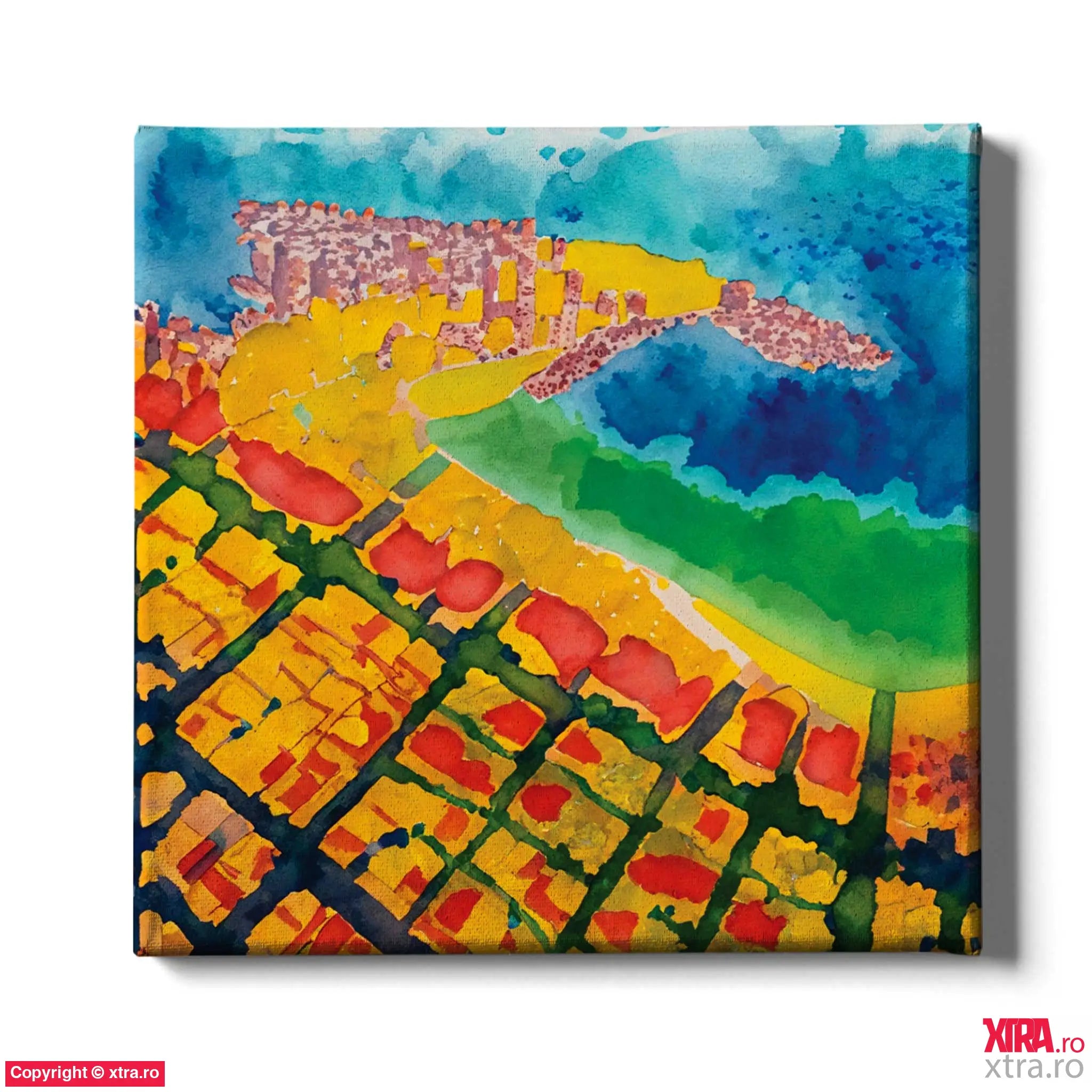 Barcelona Map 5 - Artx Canvas