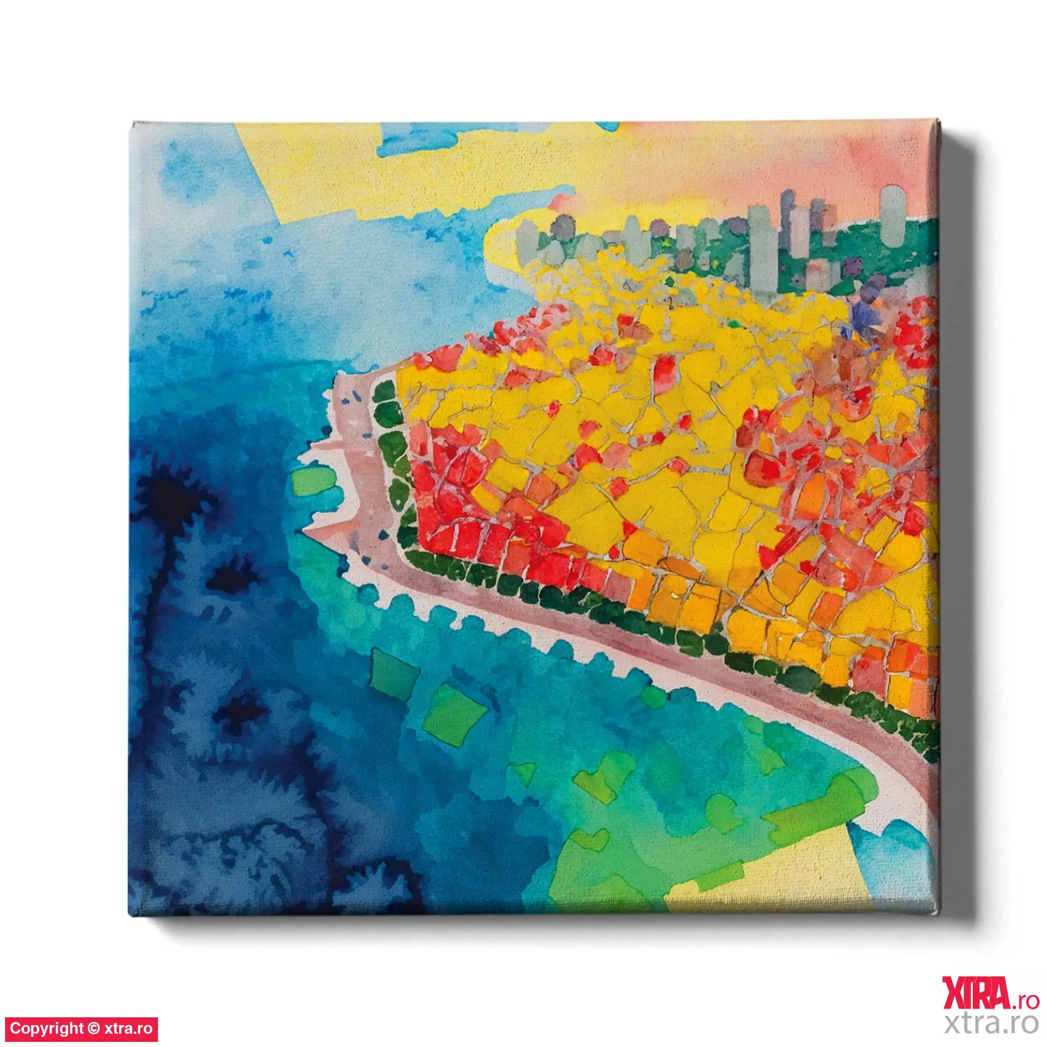 Barcelona Map 7 - Artx Canvas