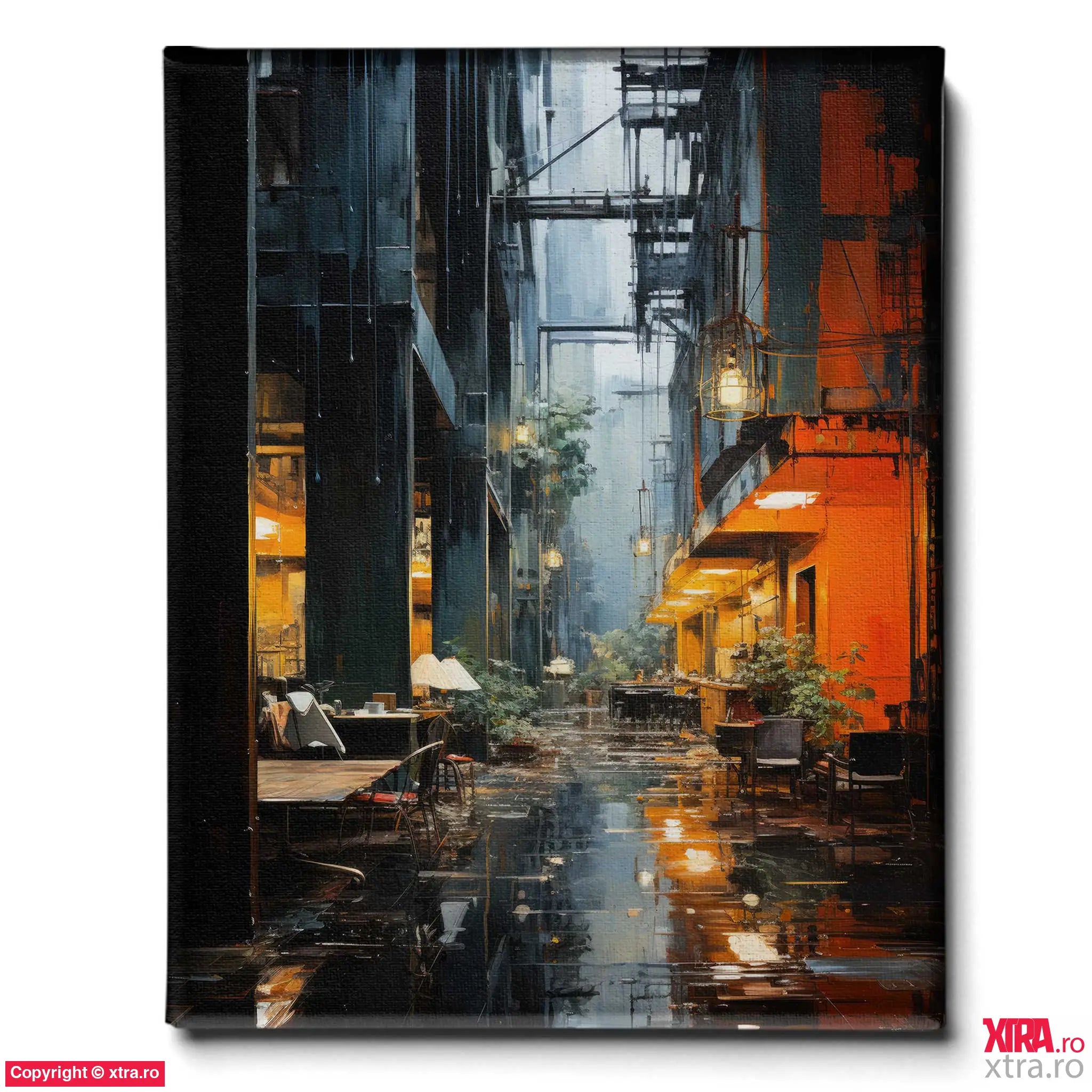 Barcelona On Sunset - Artx Canvas