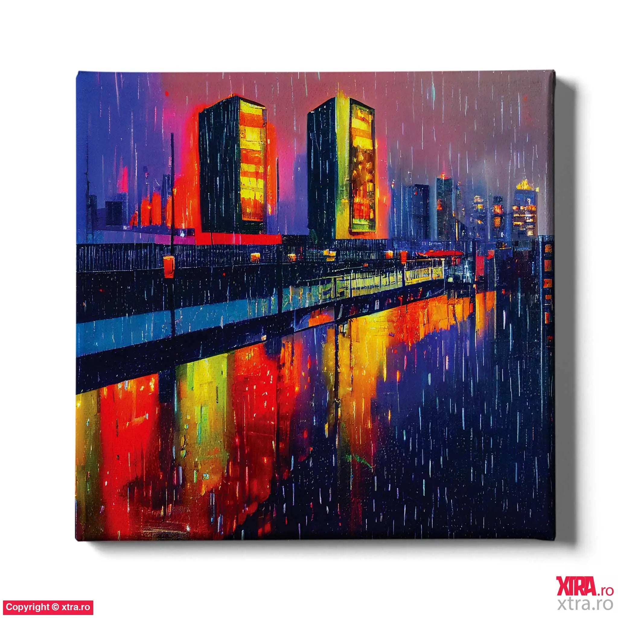 Beijing At Night 3 - Artx Canvas