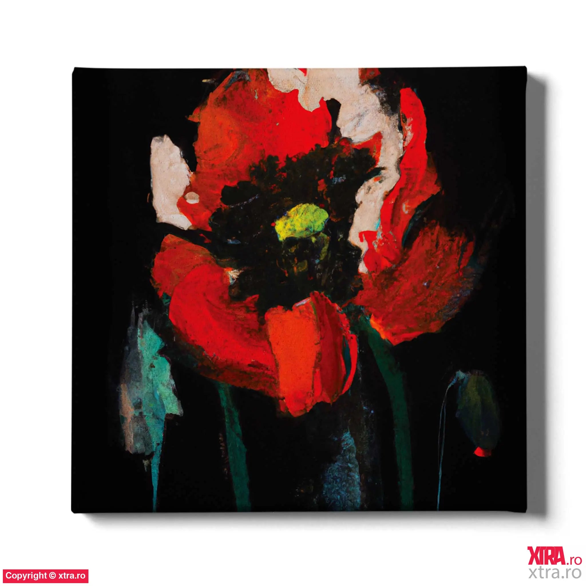 Black & Red 4 - Artx Canvas