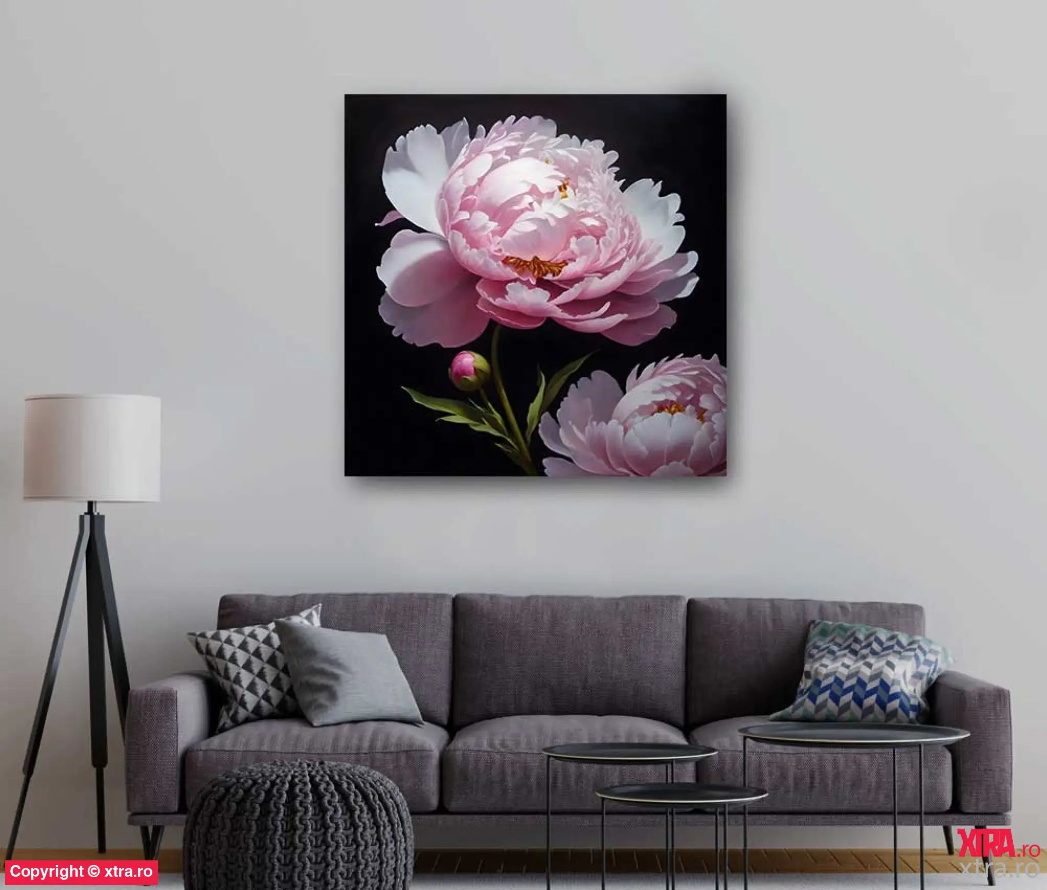 Bloomed Peonies - Artx Canvas