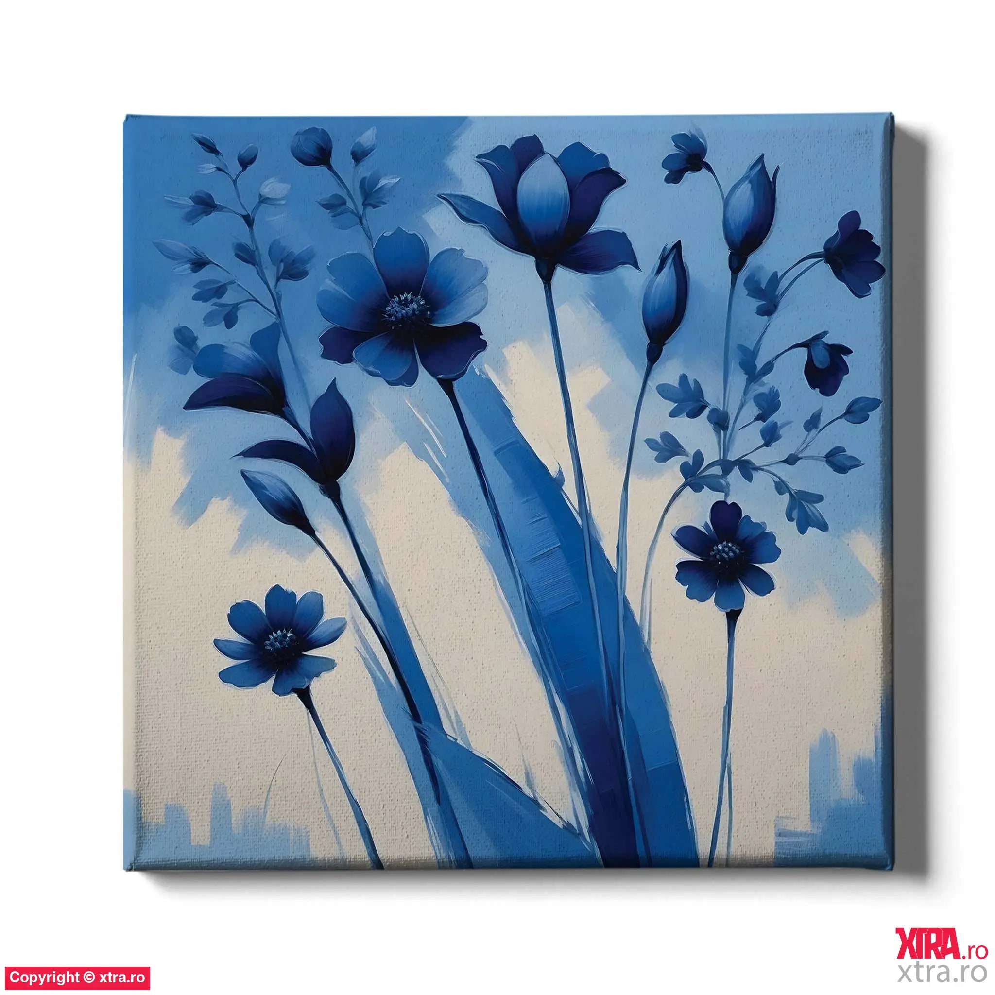 Blue Flowers 2 - Artx Canvas