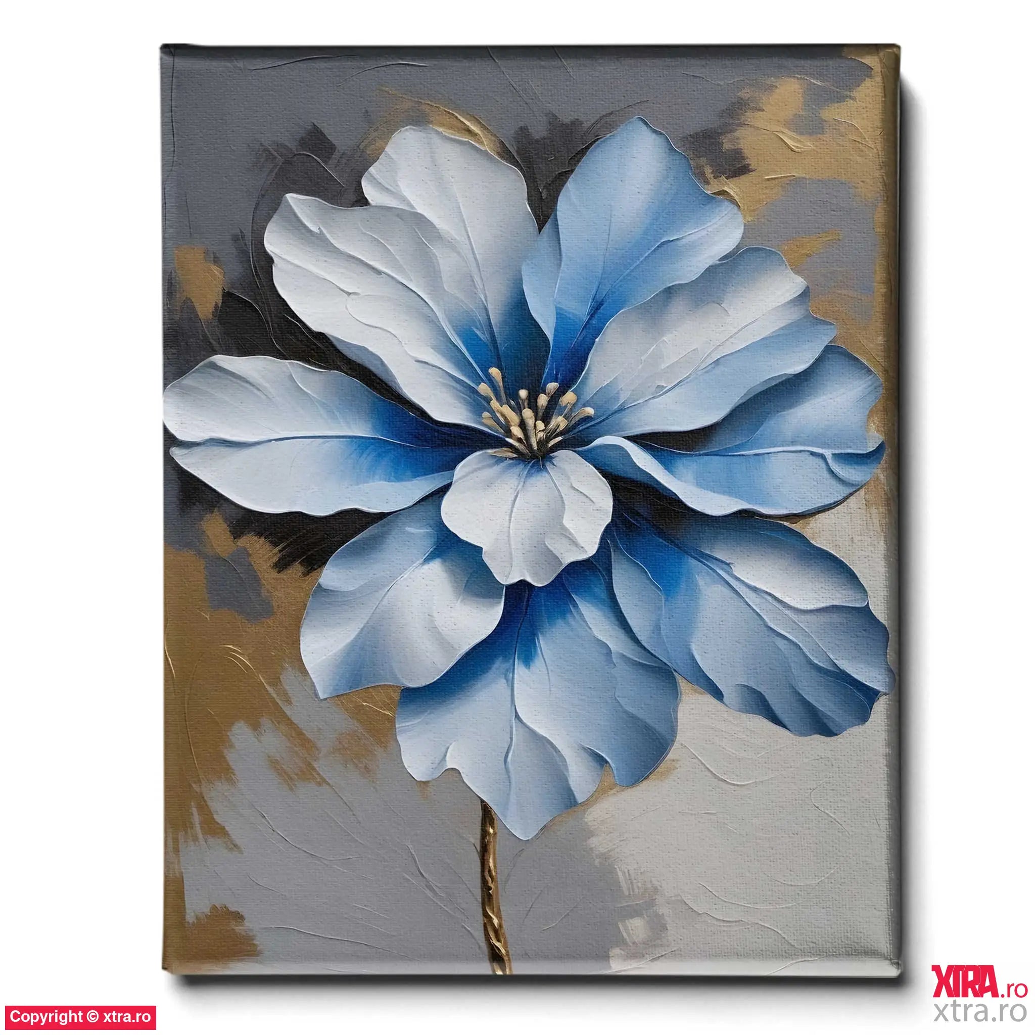 Blue Petals 3 - Artx Canvas