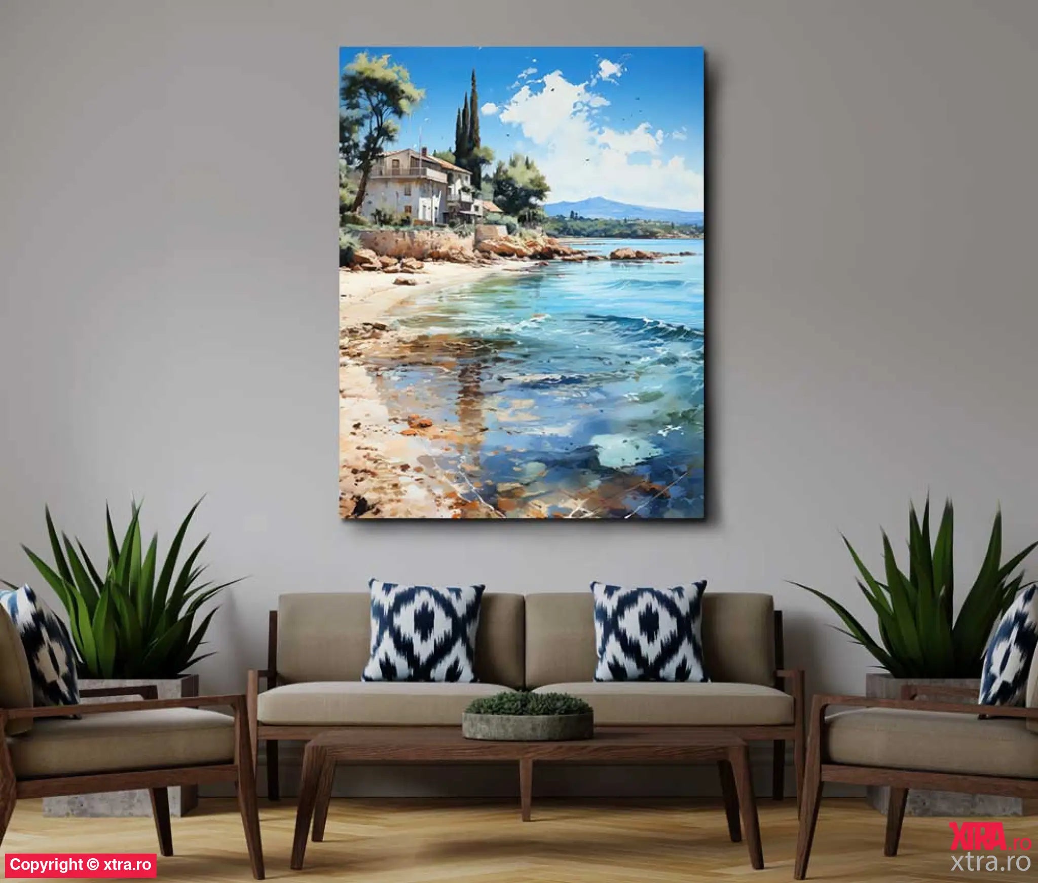 Cephalonia Blue - Artx Canvas