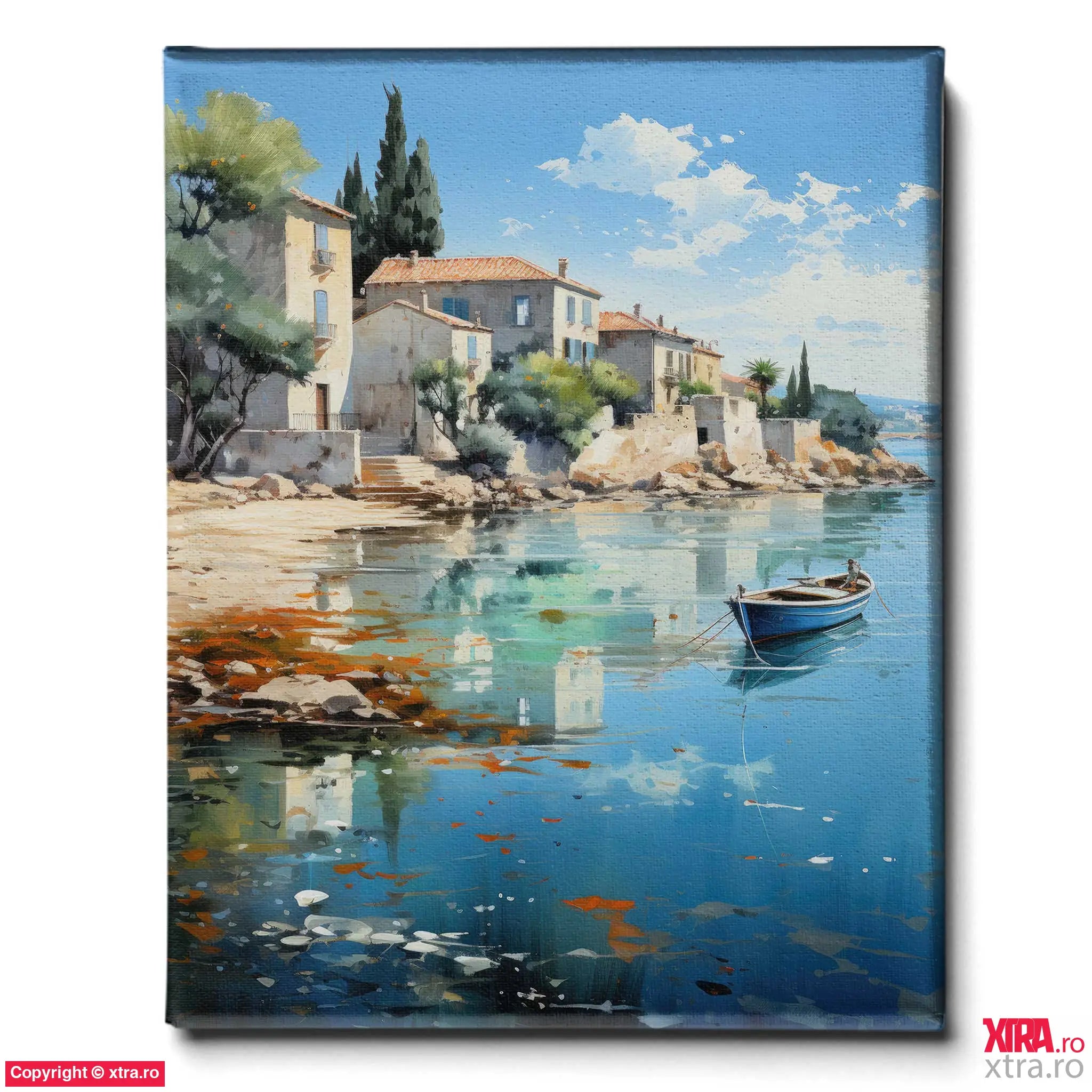 Cephalonia Boat - Artx Canvas