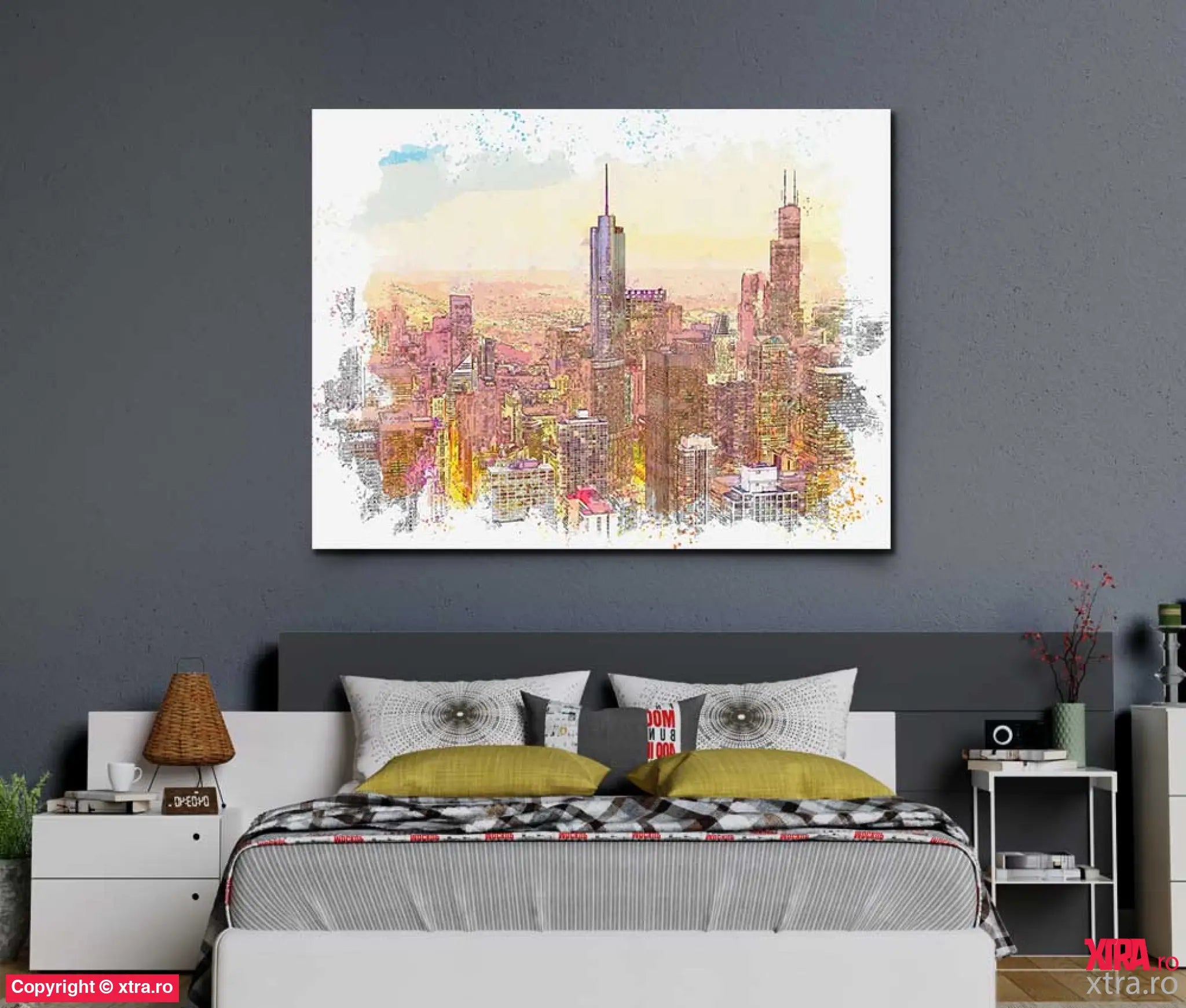 Chicago Sketch - Artx Canvas