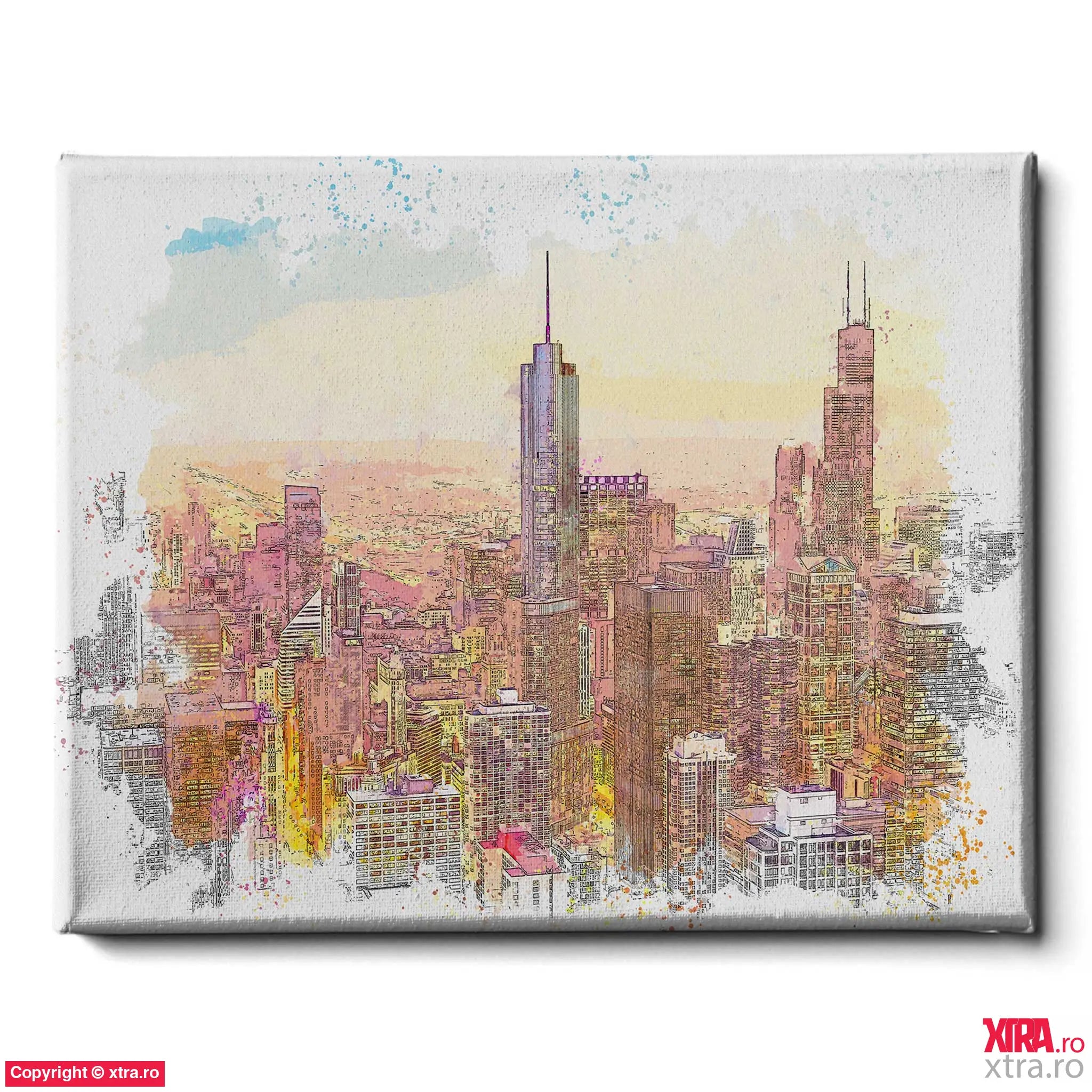 Chicago Sketch - Artx Canvas