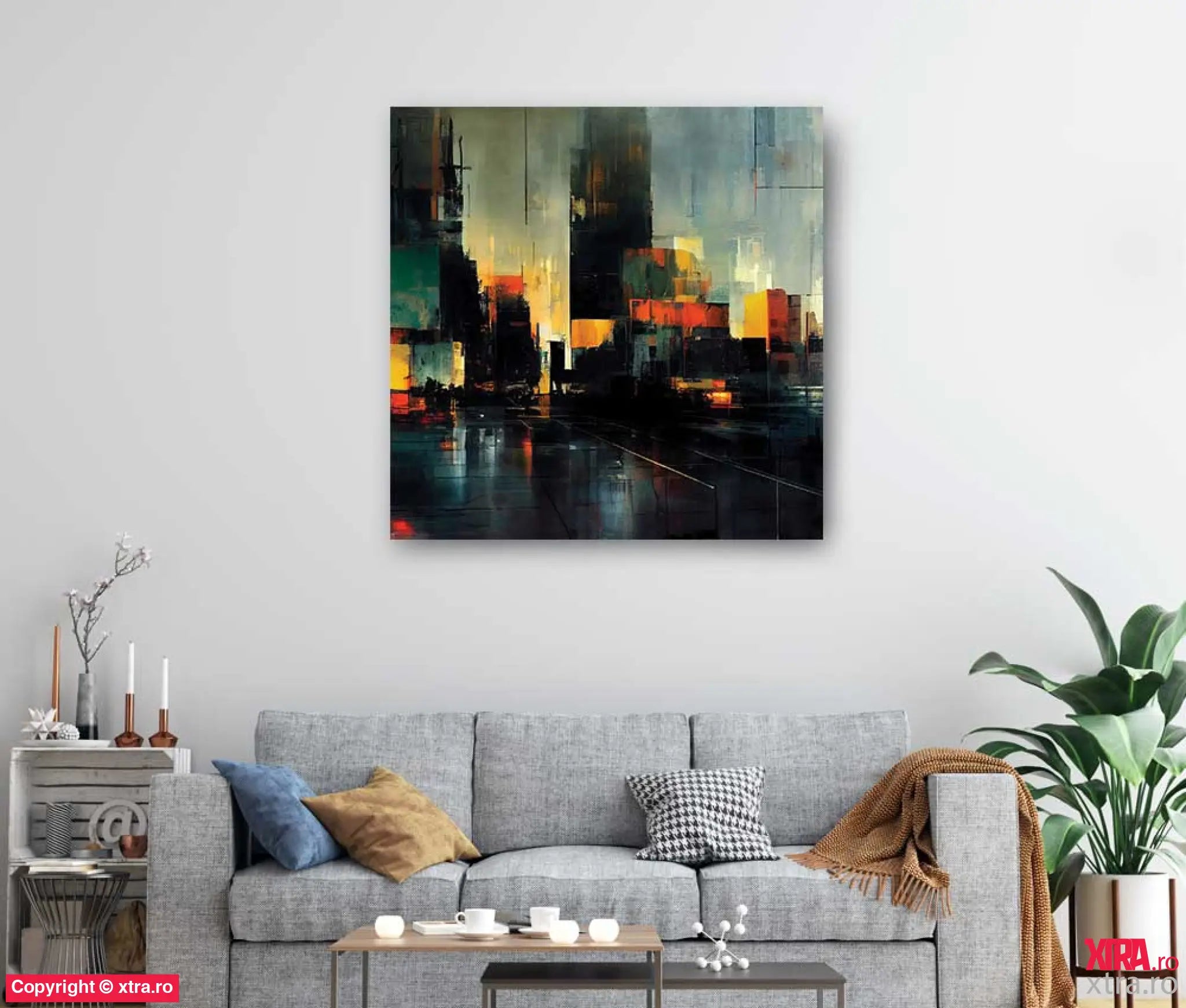 City At Sundown 1 - Artx Canvas