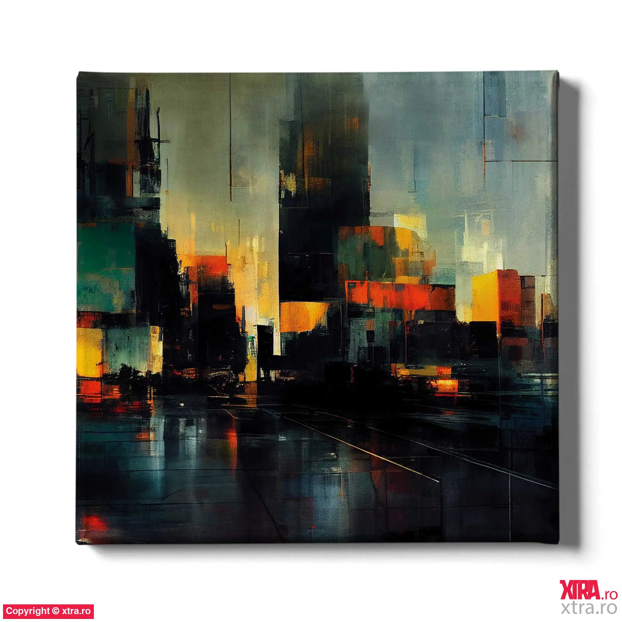 City At Sundown 1 - Artx Canvas