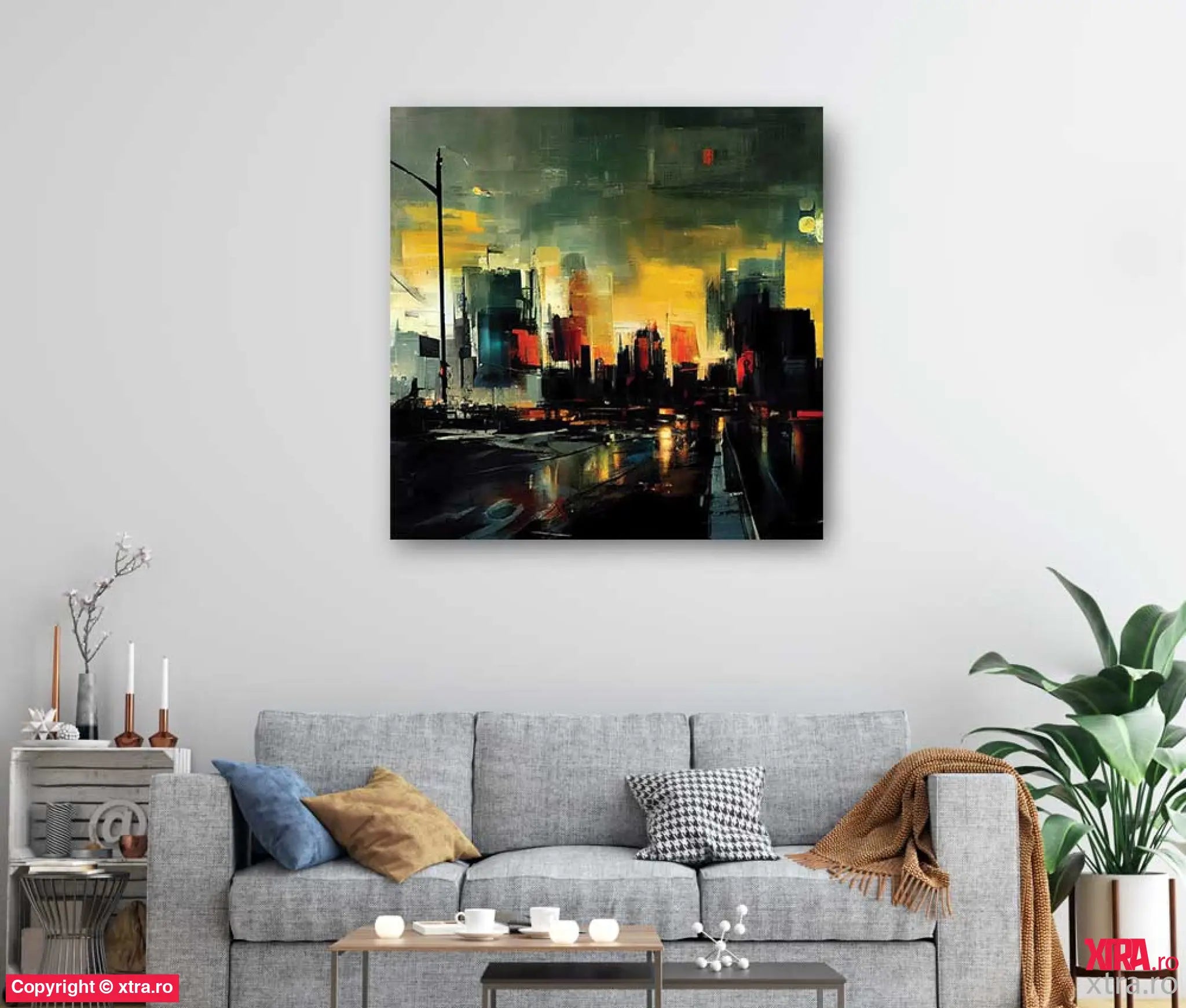 City At Sundown 2 - Artx Canvas