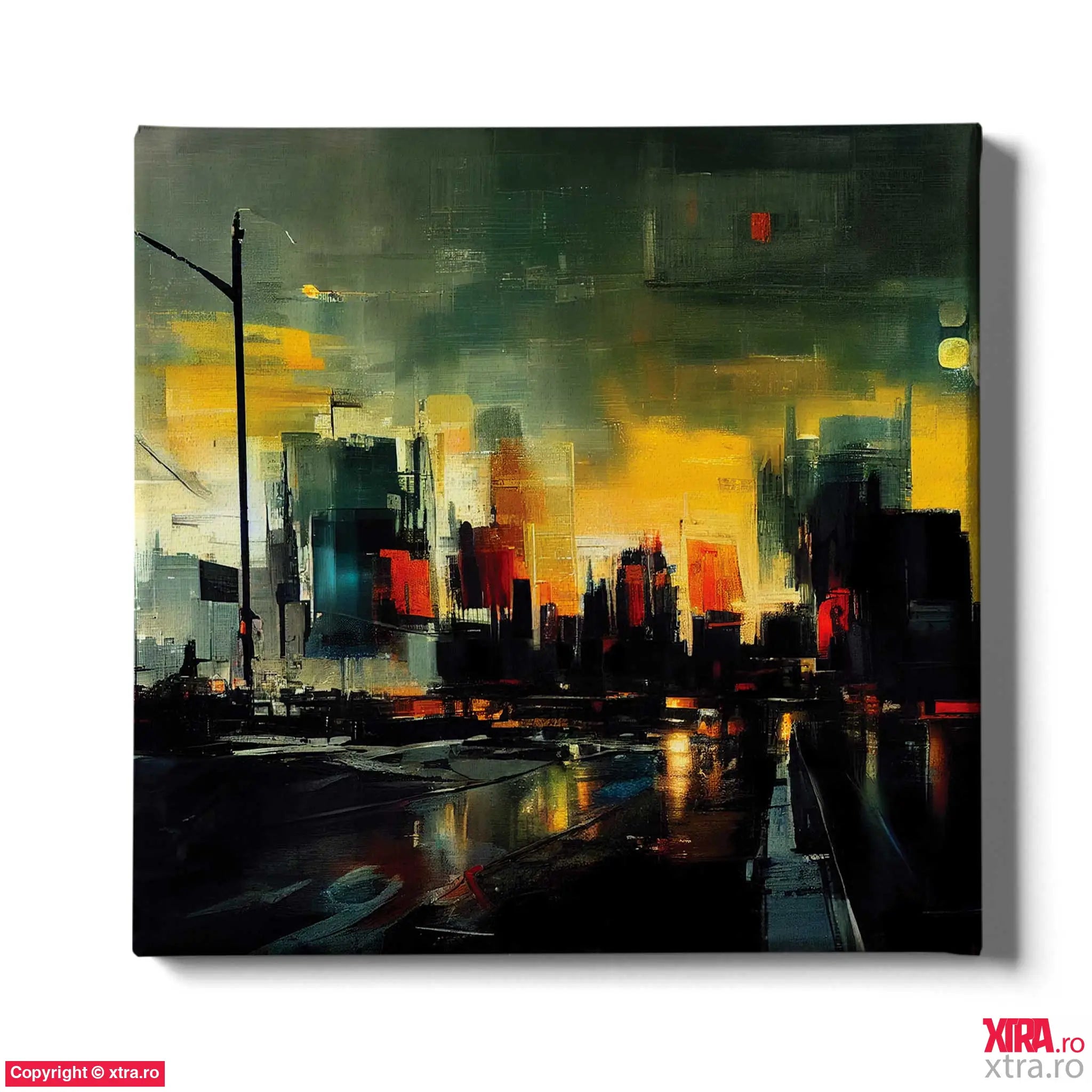 City At Sundown 2 - Artx Canvas