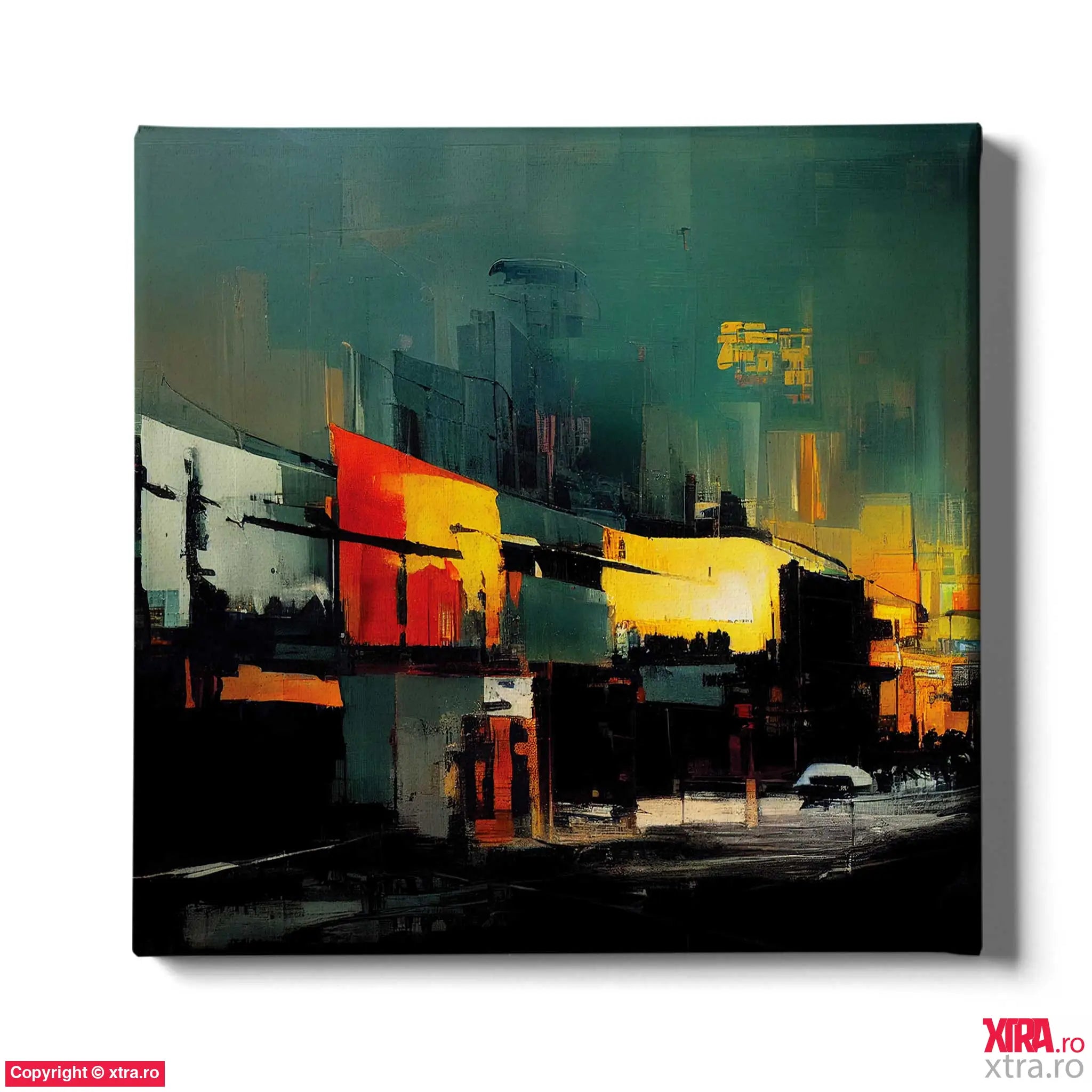 City At Sundown 4 - Artx Canvas