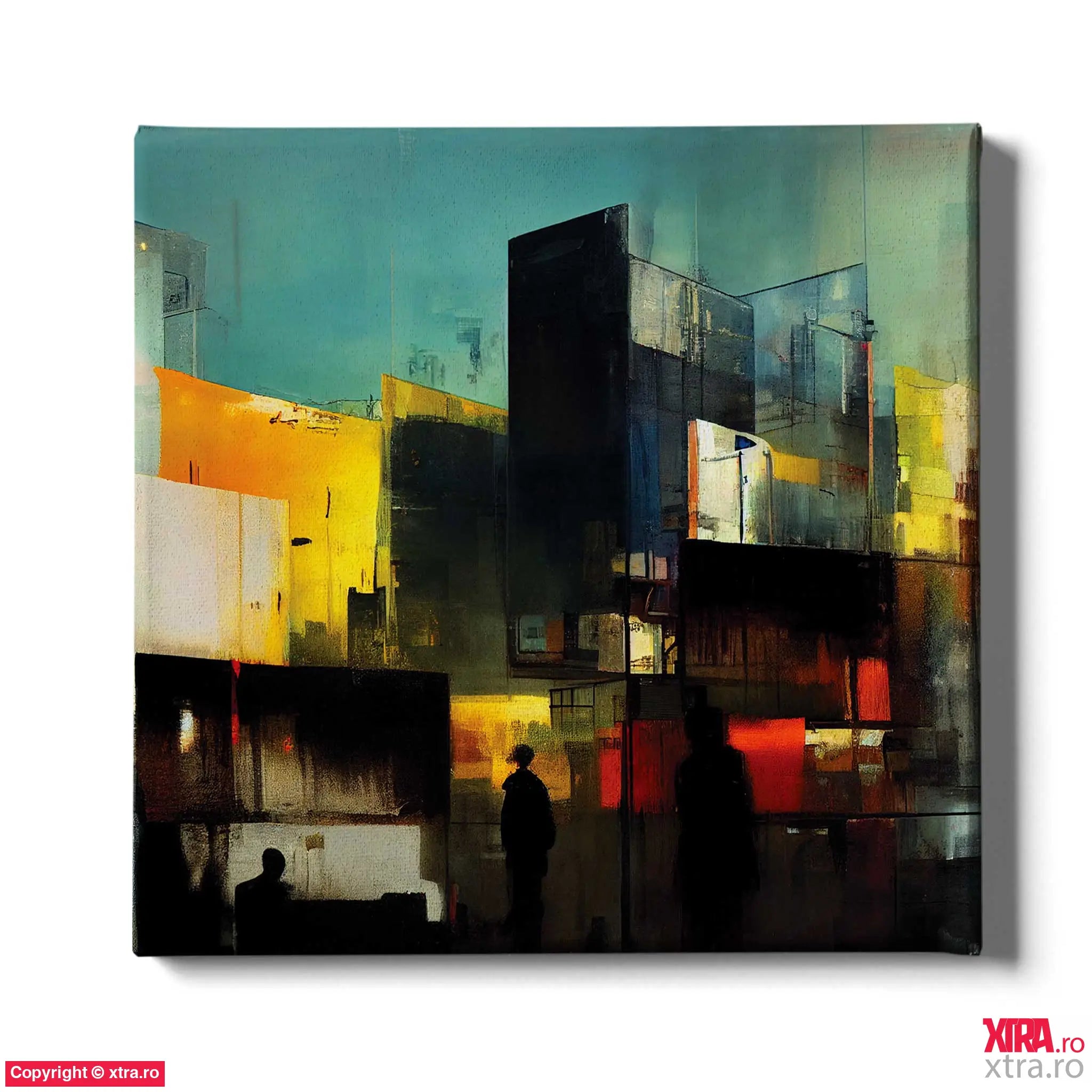 City At Sundown 5 - Artx Canvas