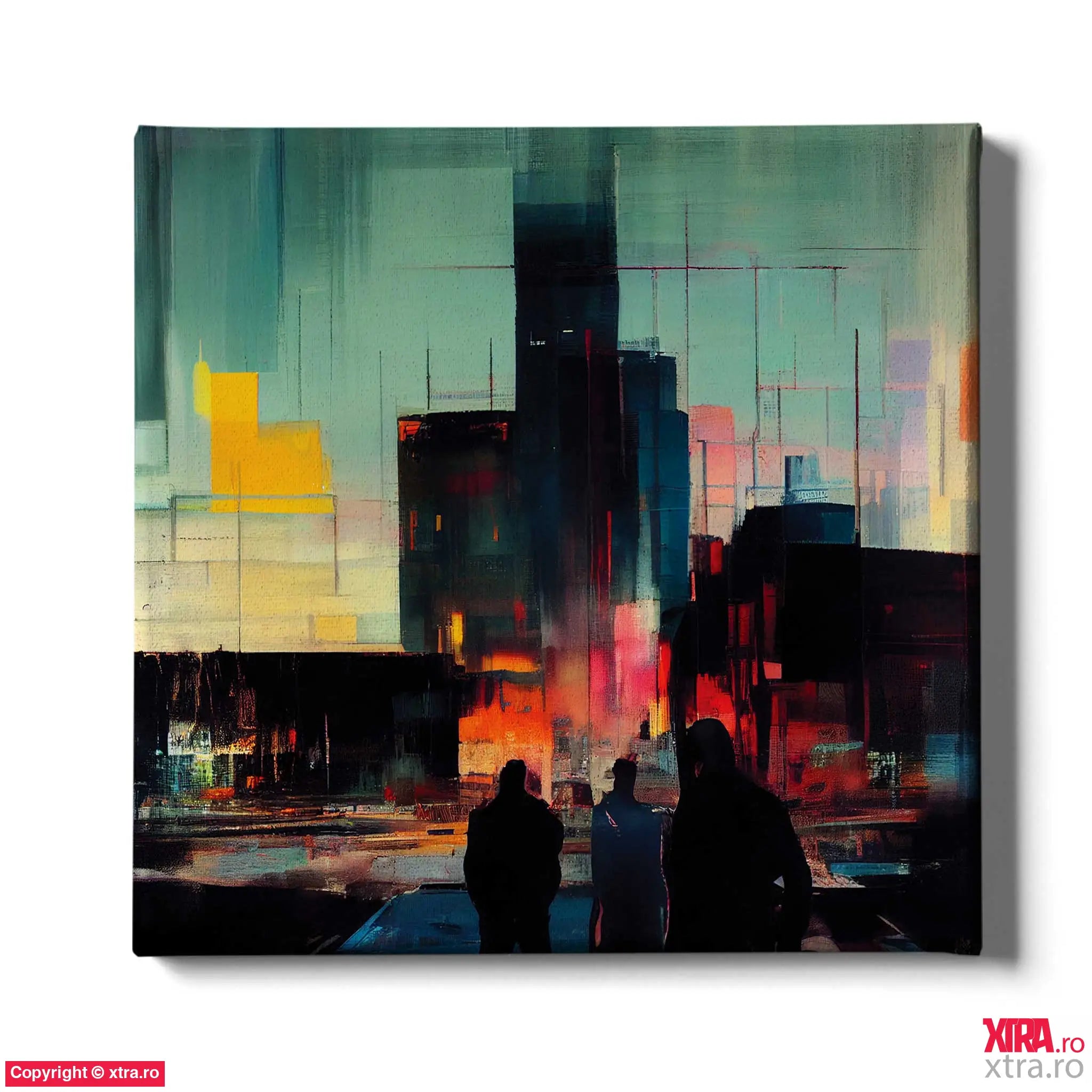 City At Sundown 6 - Artx Canvas