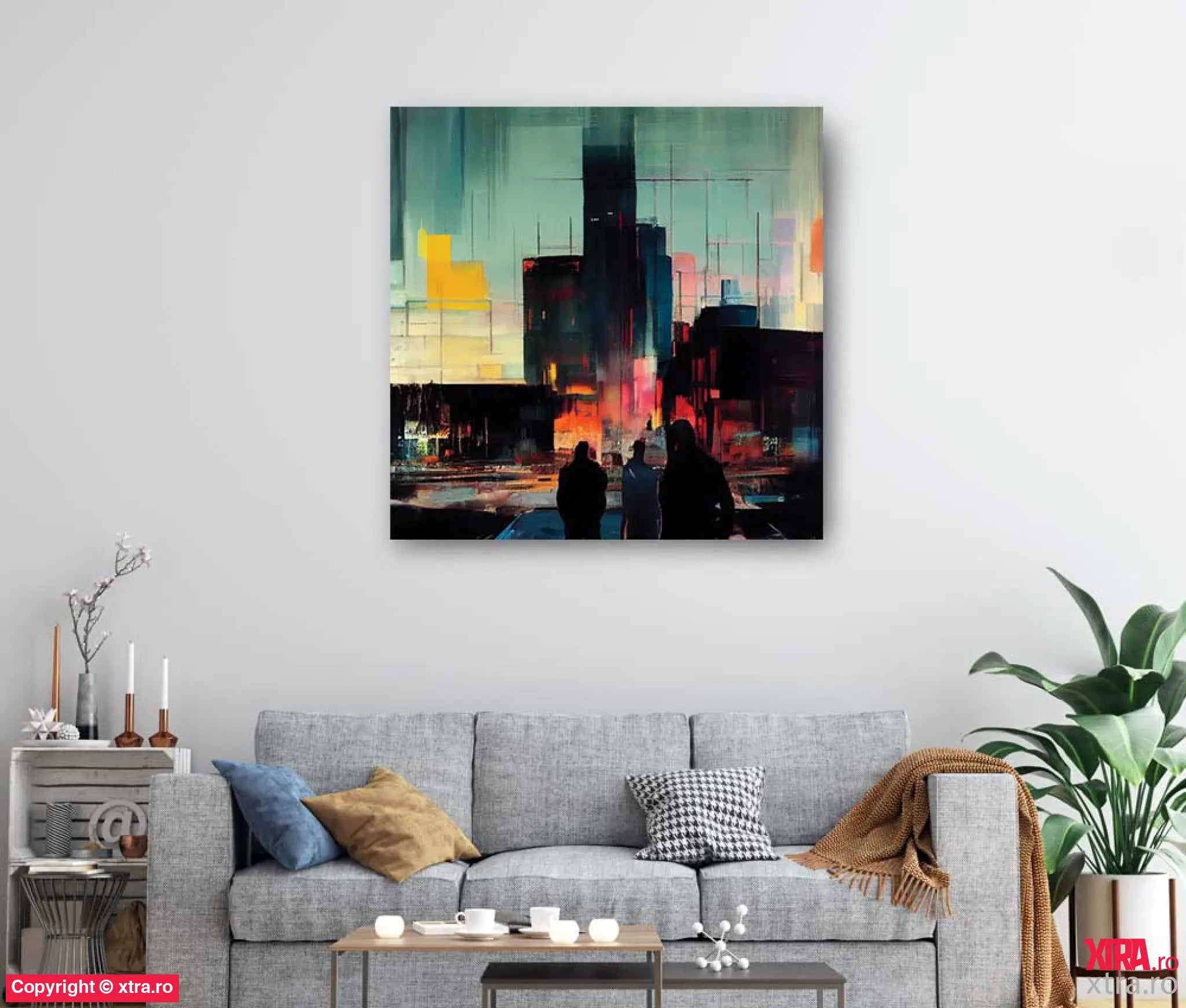 City At Sundown 6 - Artx Canvas