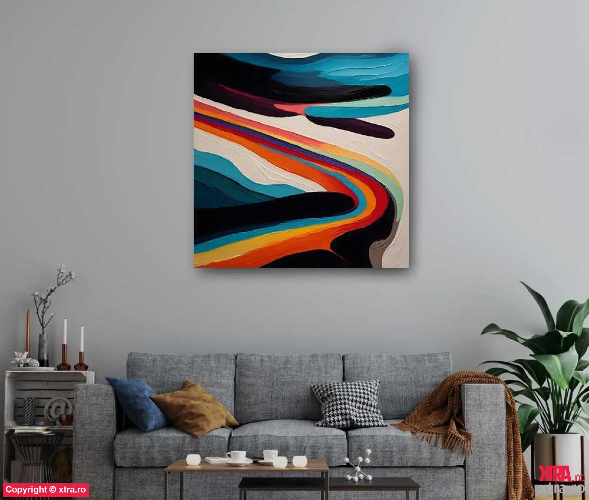 Colorful Lines 1 - Artx Canvas