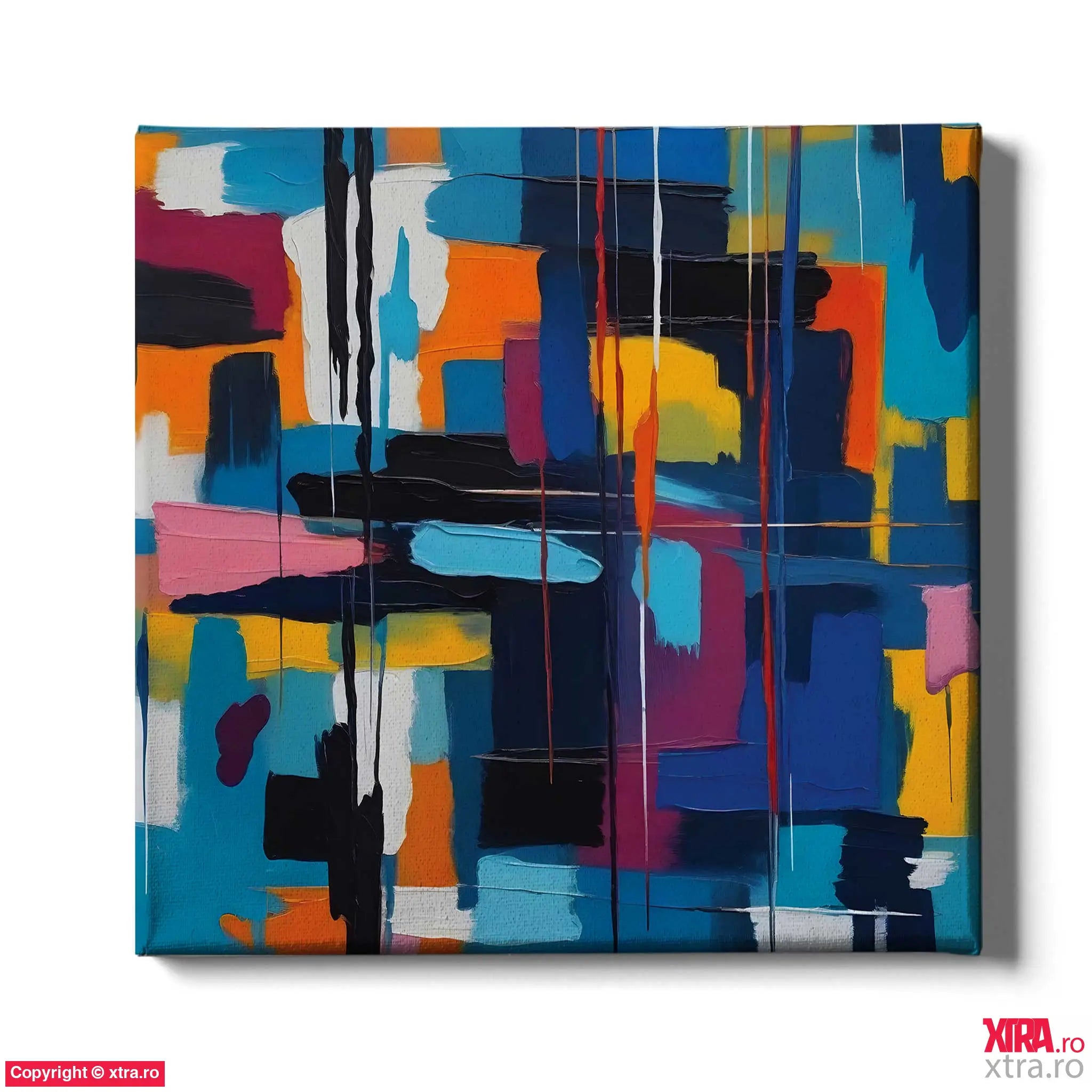 Colorful Lines 7 - Artx Canvas