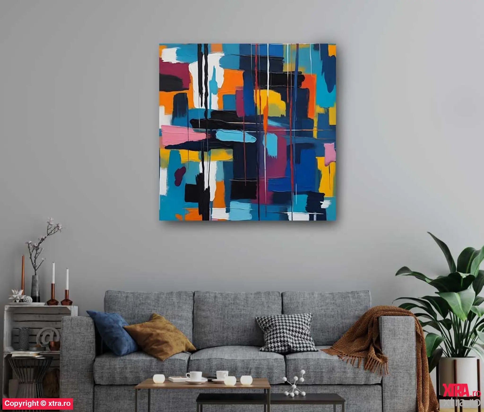 Colorful Lines 7 - Artx Canvas