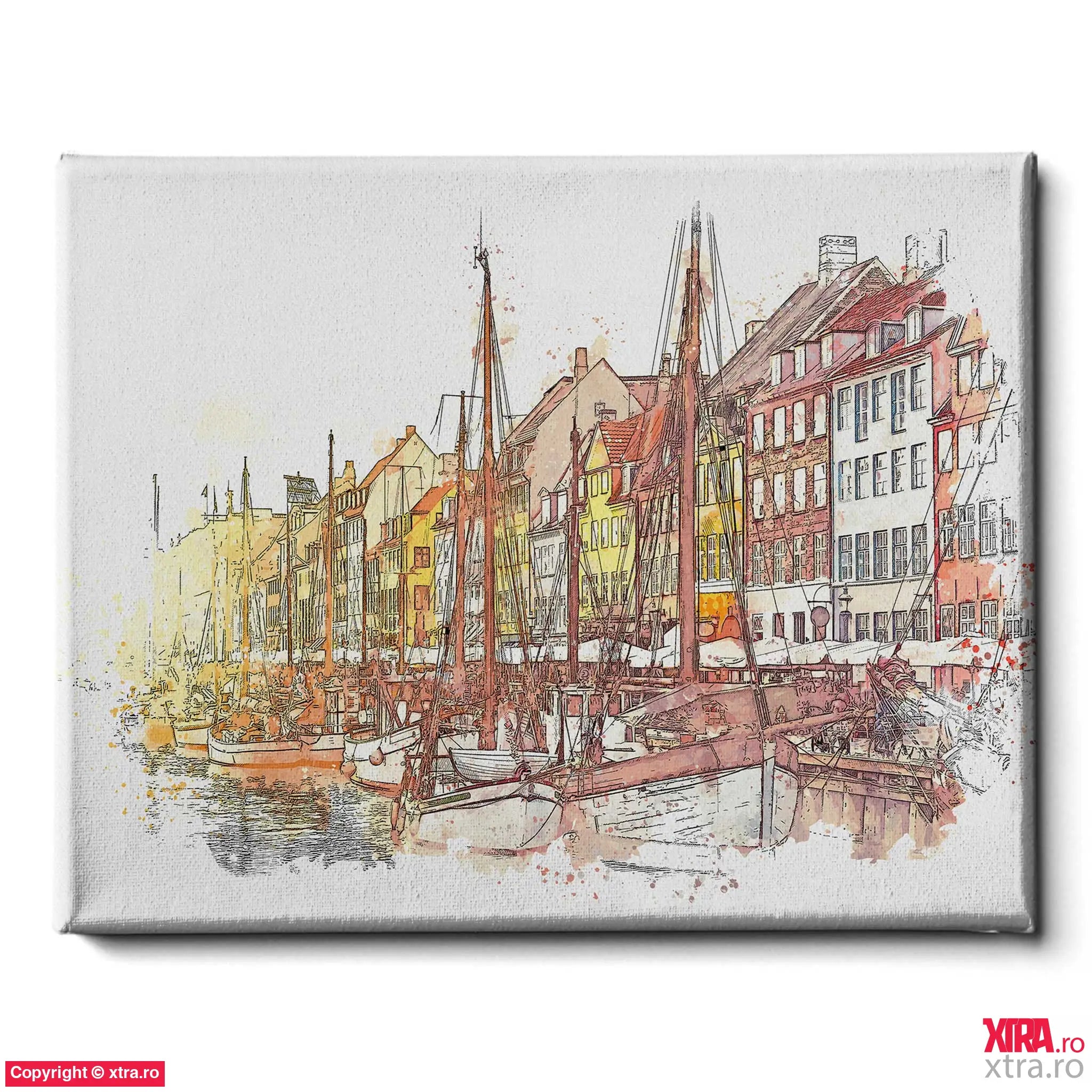 Copenhaga Sketch - Artx Canvas