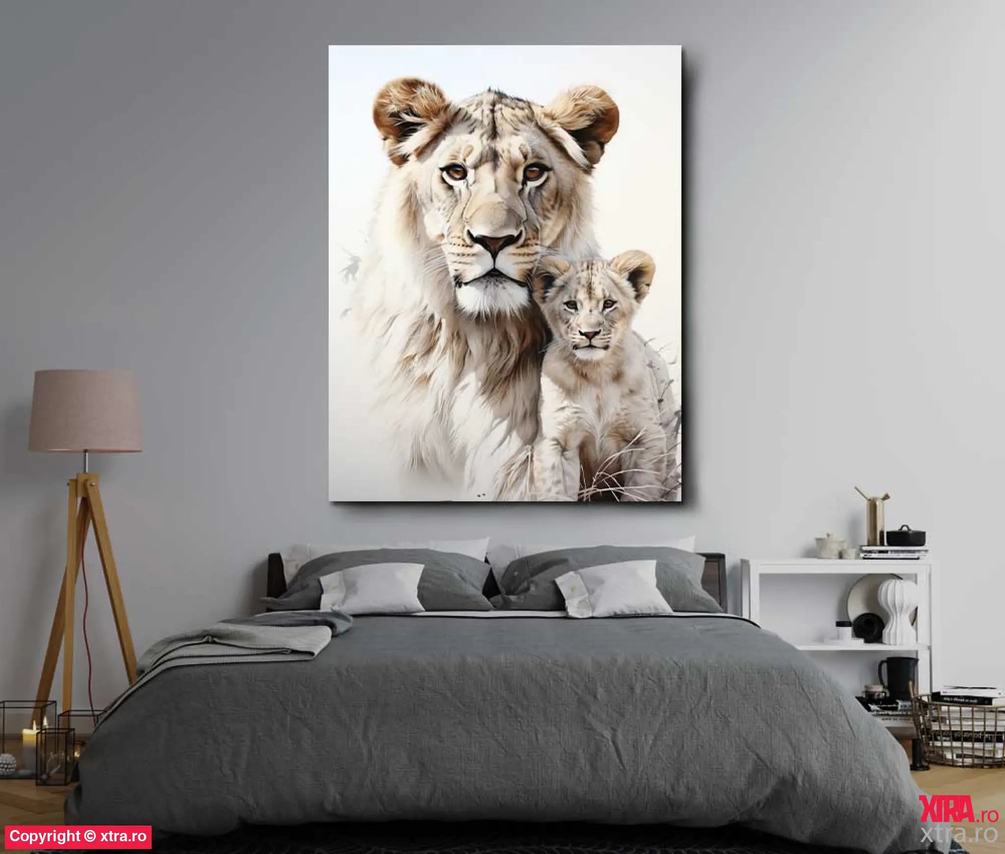 Father And Cub - Artx Canvas