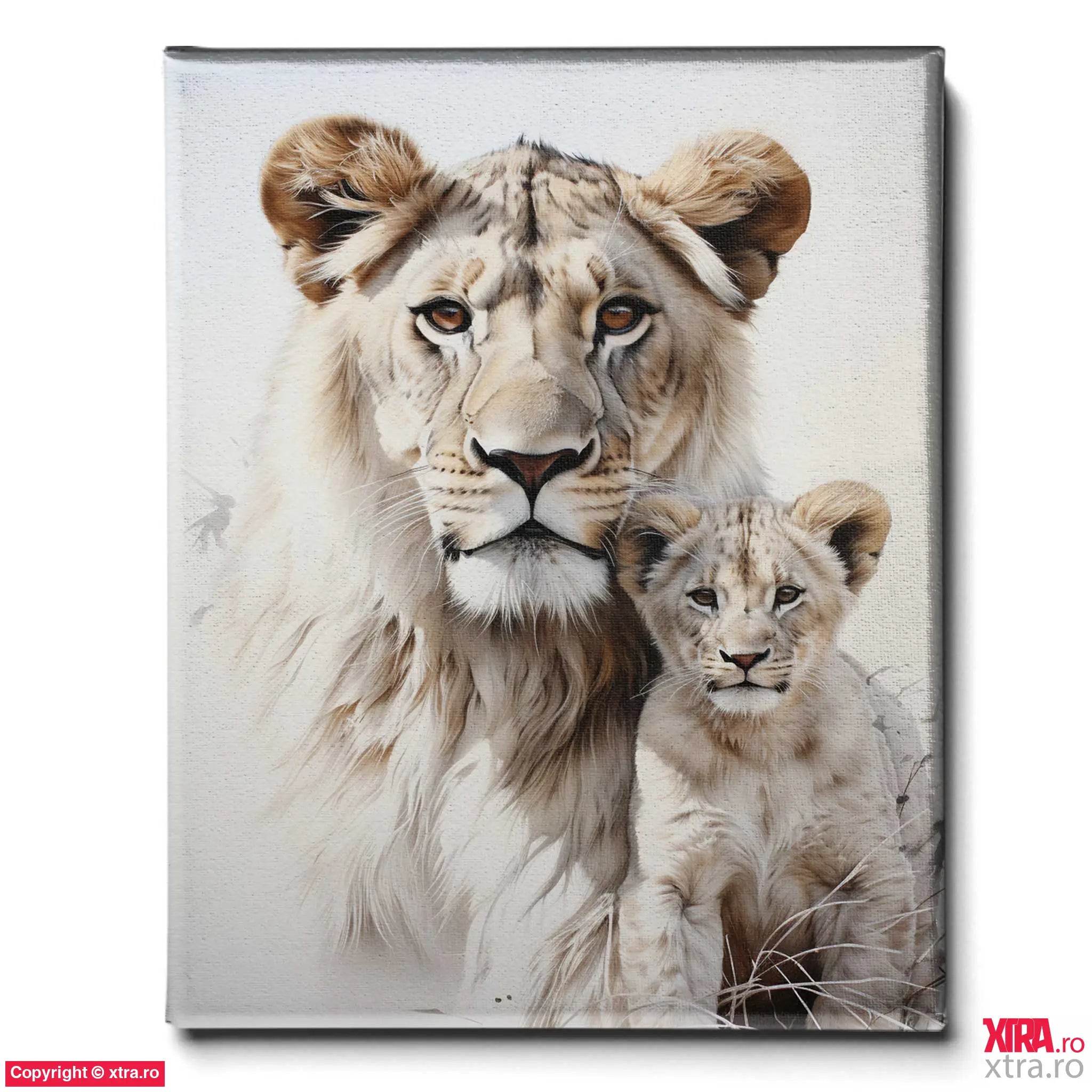 Father And Cub - Artx Canvas