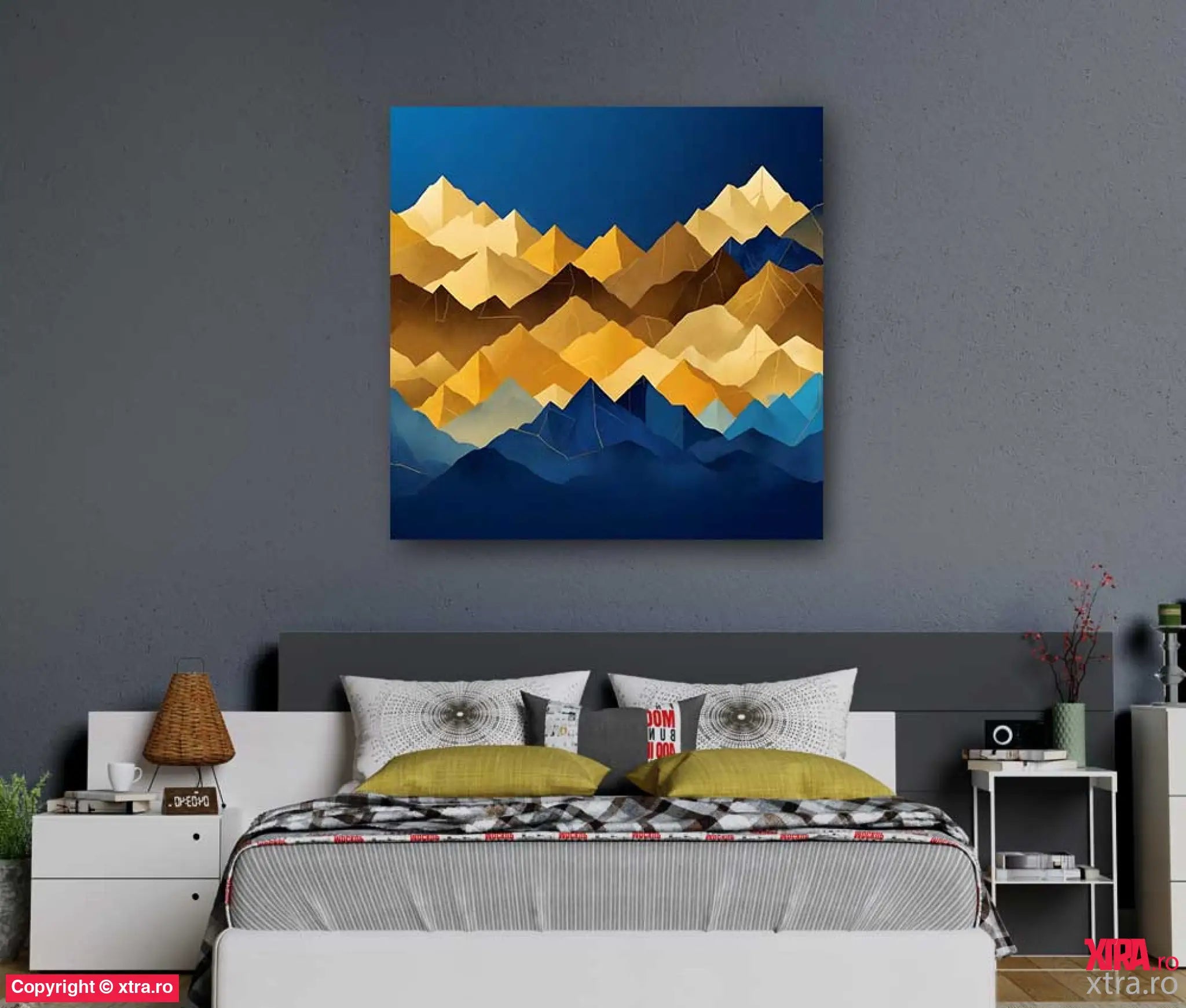 Gold Mountains 1 - Artx Canvas