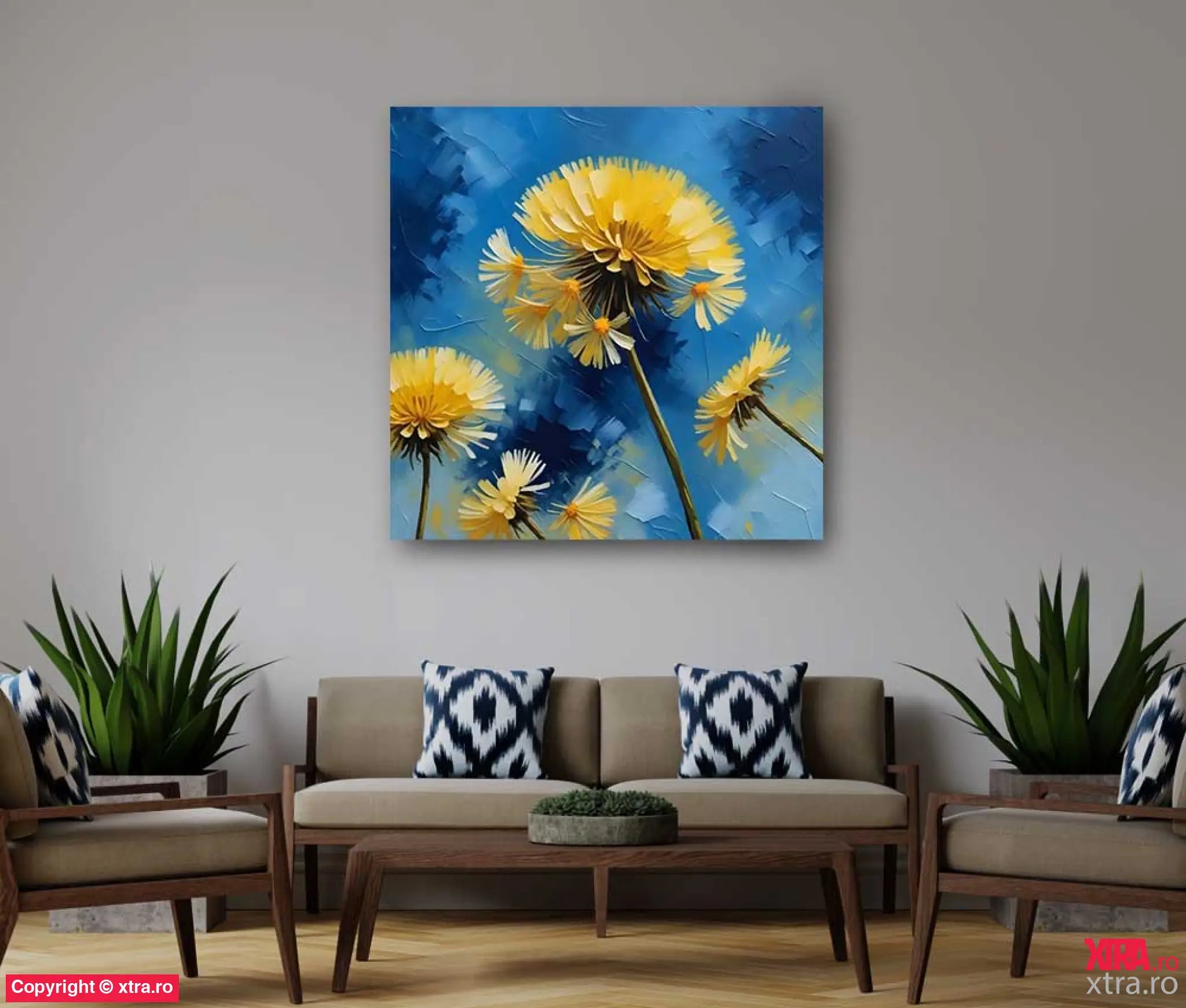 Golden Dandelion - Artx Canvas