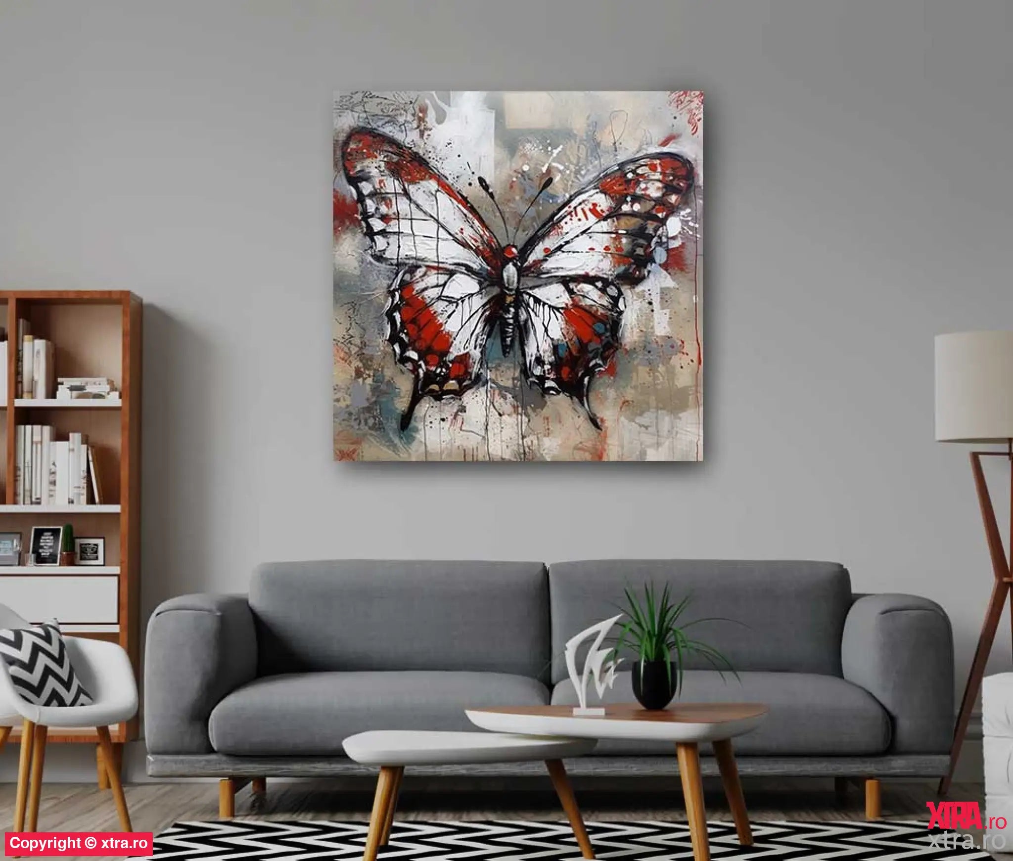 Graffitti Butterfly 1 - Artx Canvas