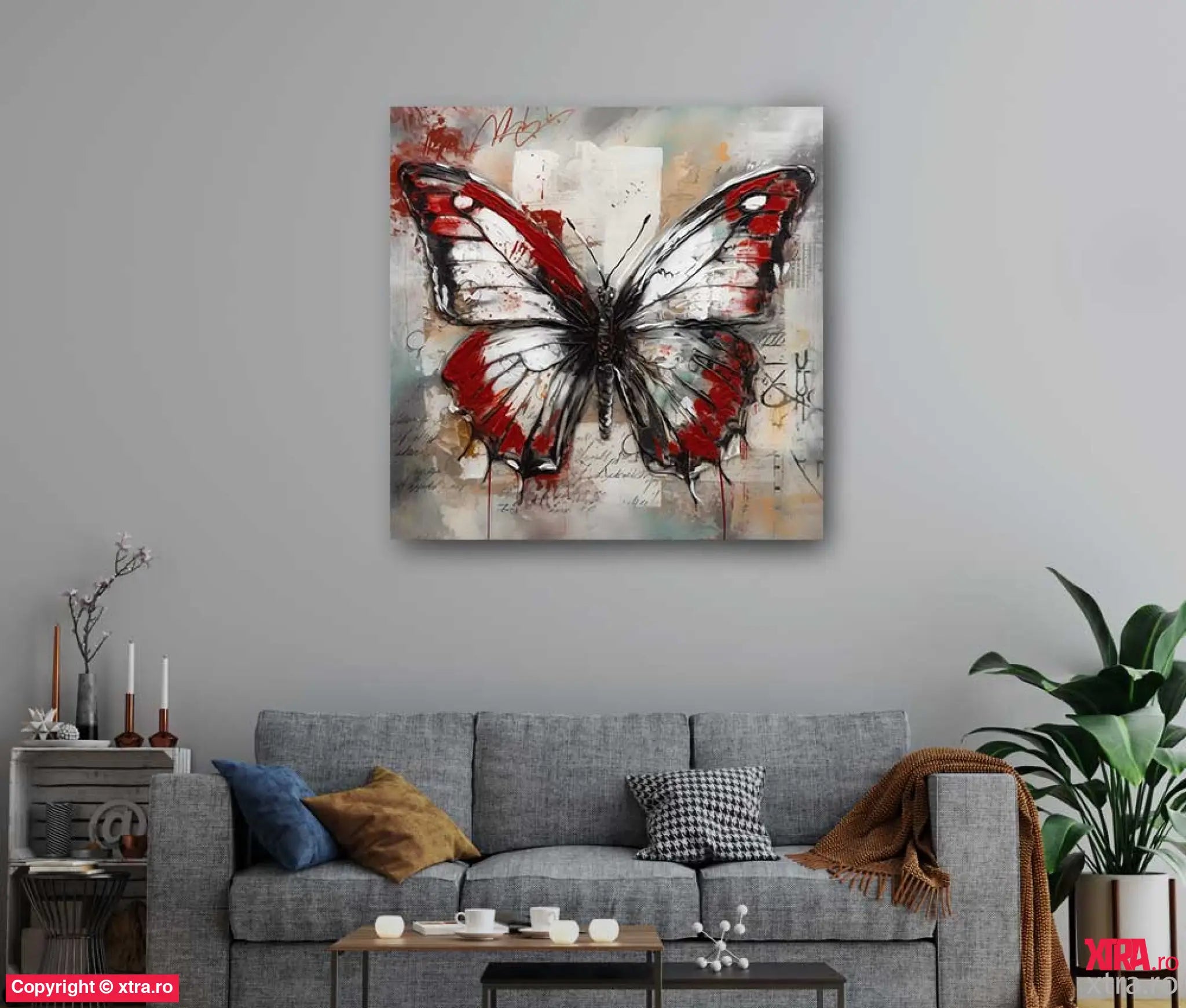 Graffitti Butterfly 2 - Artx Canvas