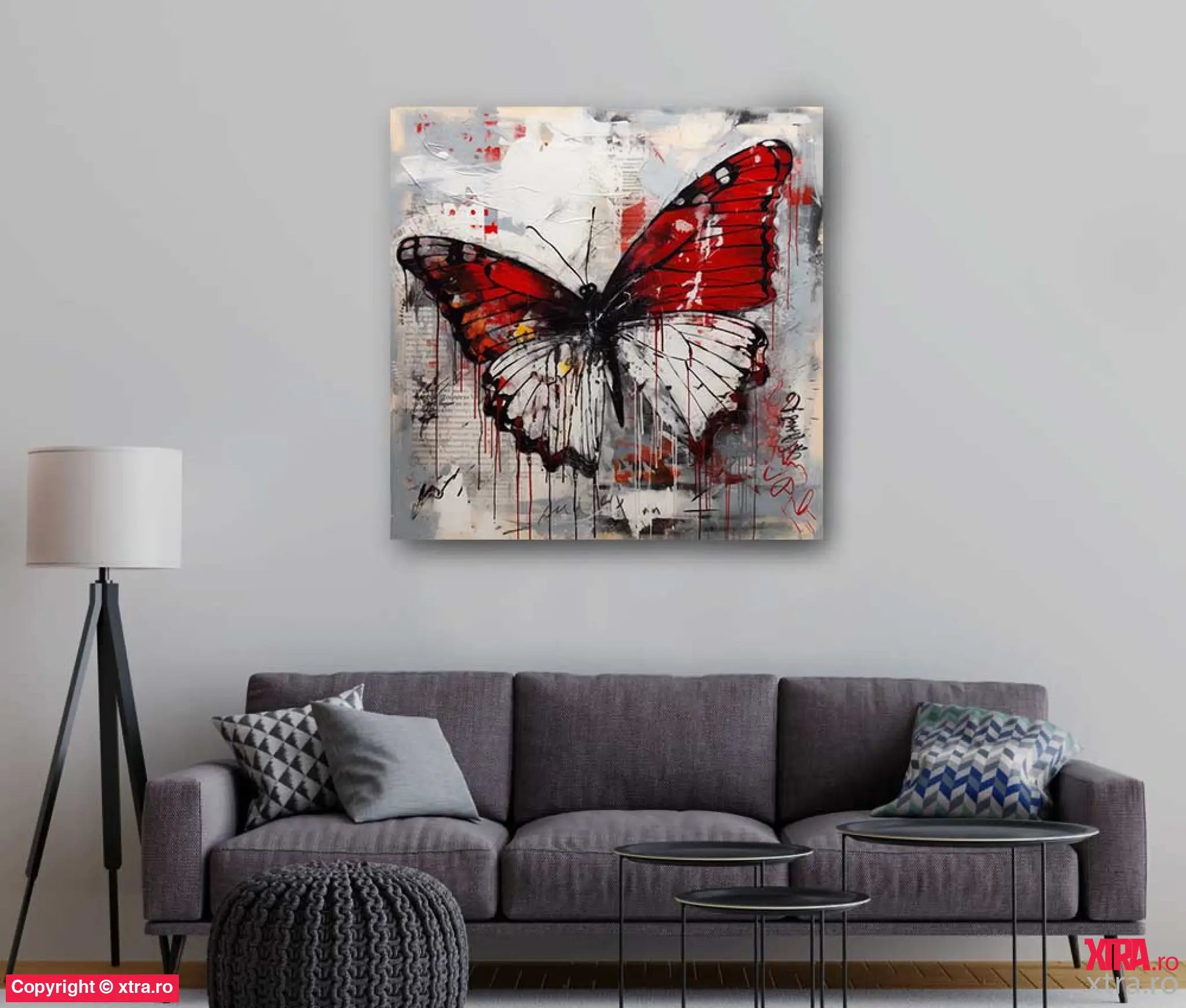 Graffitti Butterfly 3 - Artx Canvas