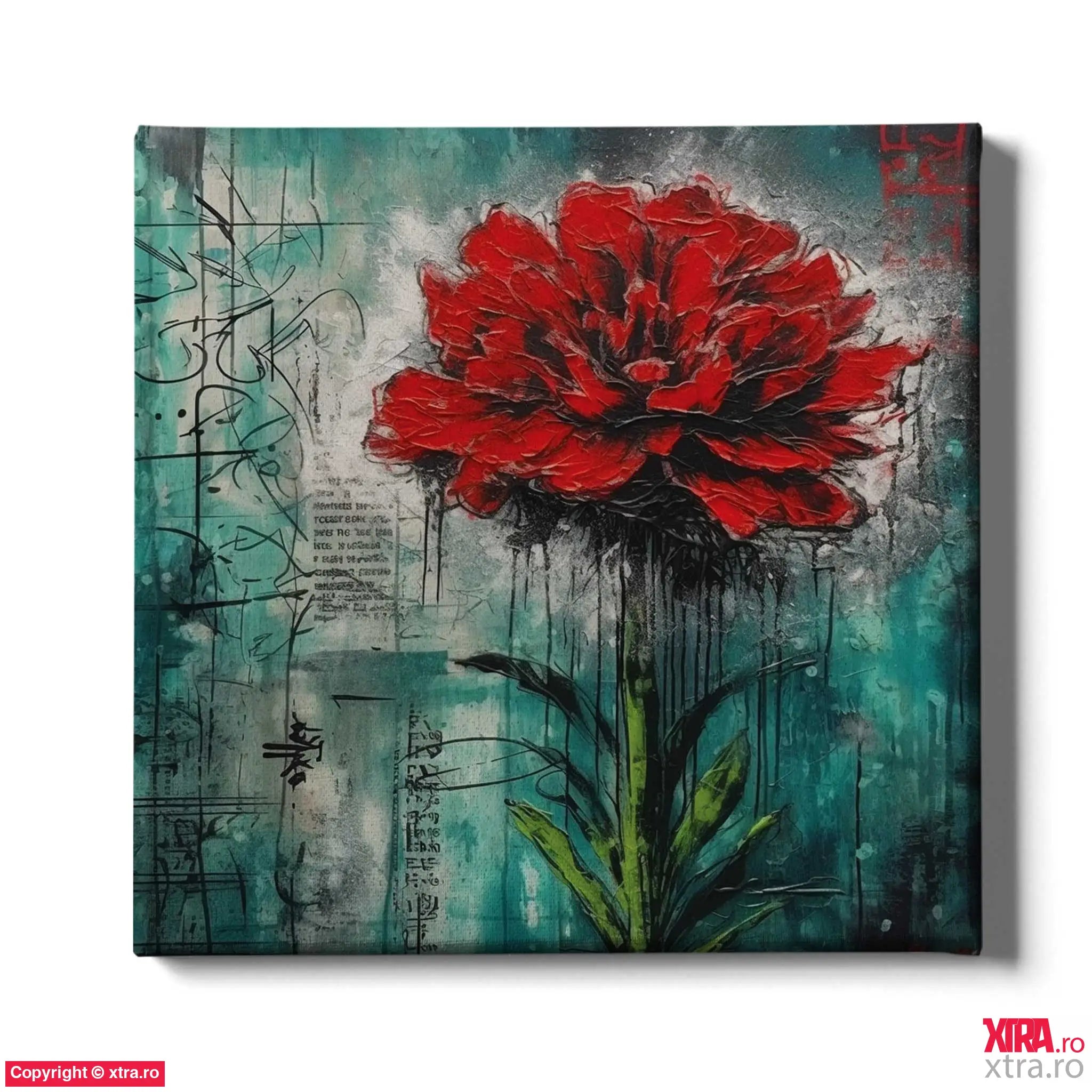 Graffitti Flowers 2 - Artx Canvas