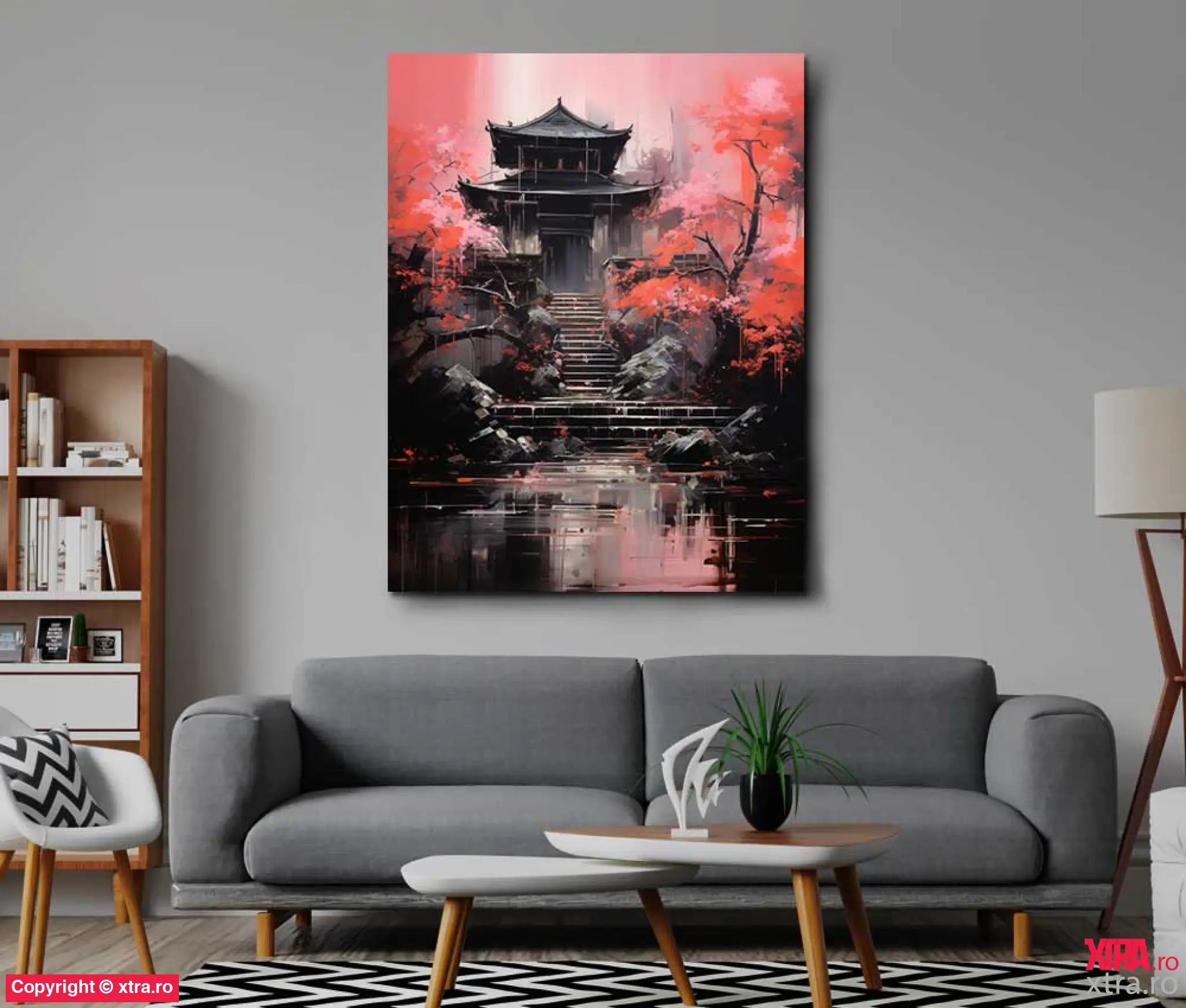 Kyoto In Storm - Artx Canvas