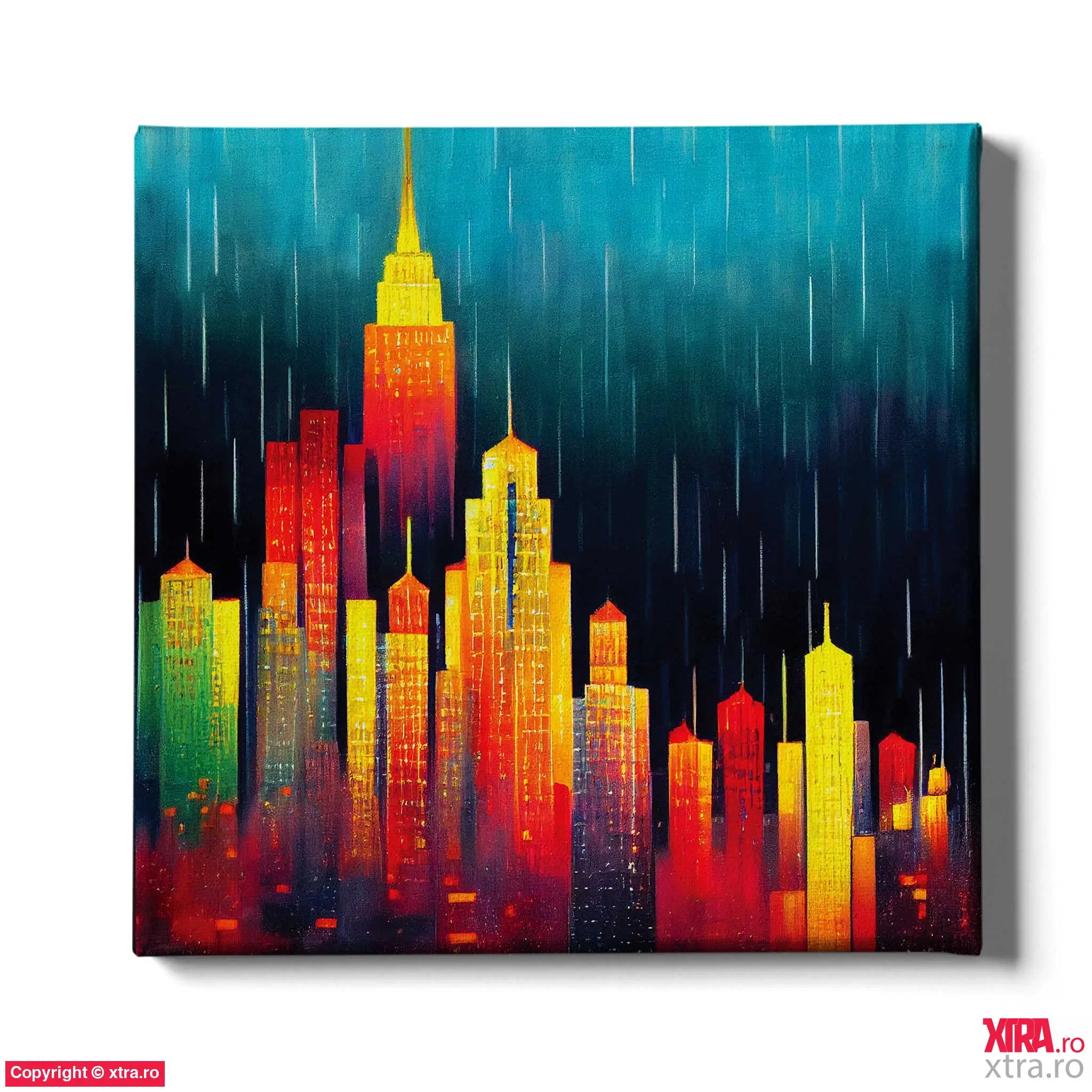 New York At Night 1 - Artx Canvas