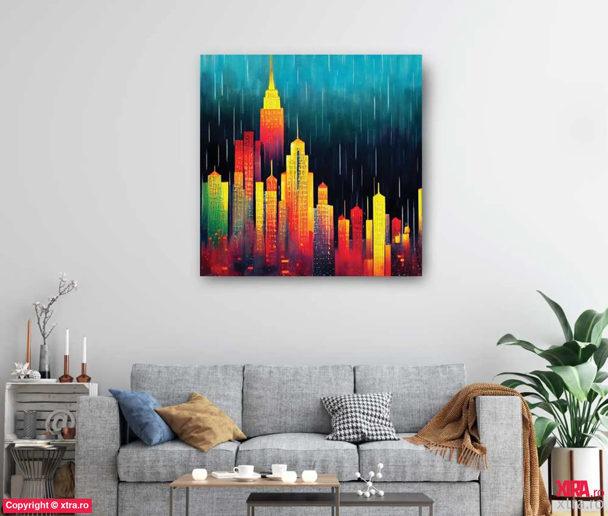 New York At Night 1 - Artx Canvas