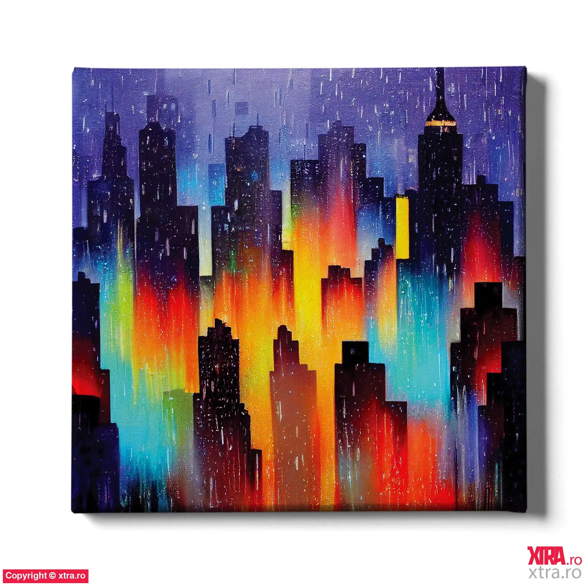 New York At Night 2 - Artx Canvas