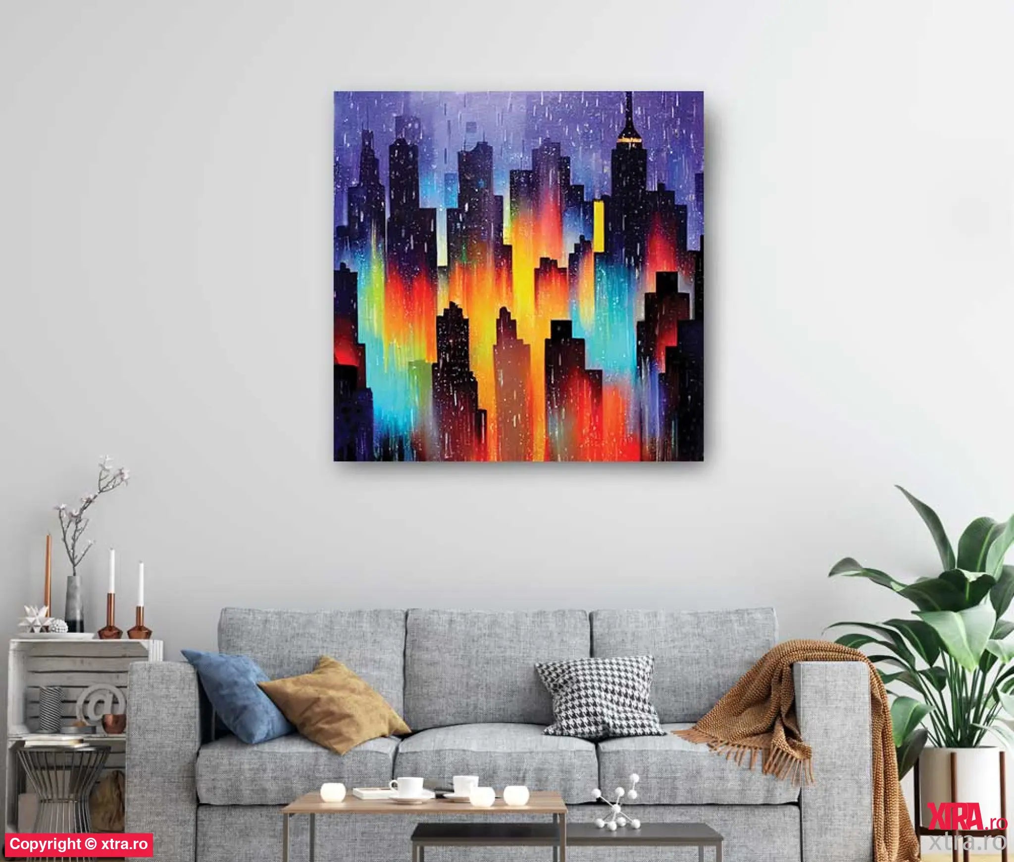 New York At Night 2 - Artx Canvas