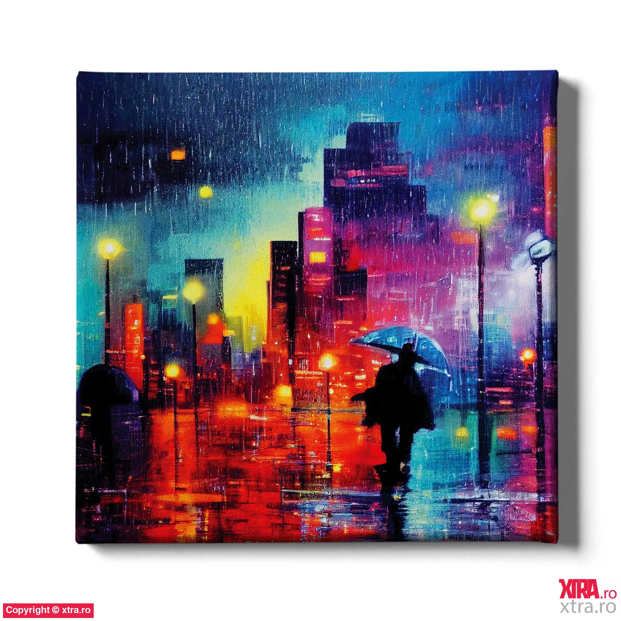 New York At Night 3 - Artx Canvas