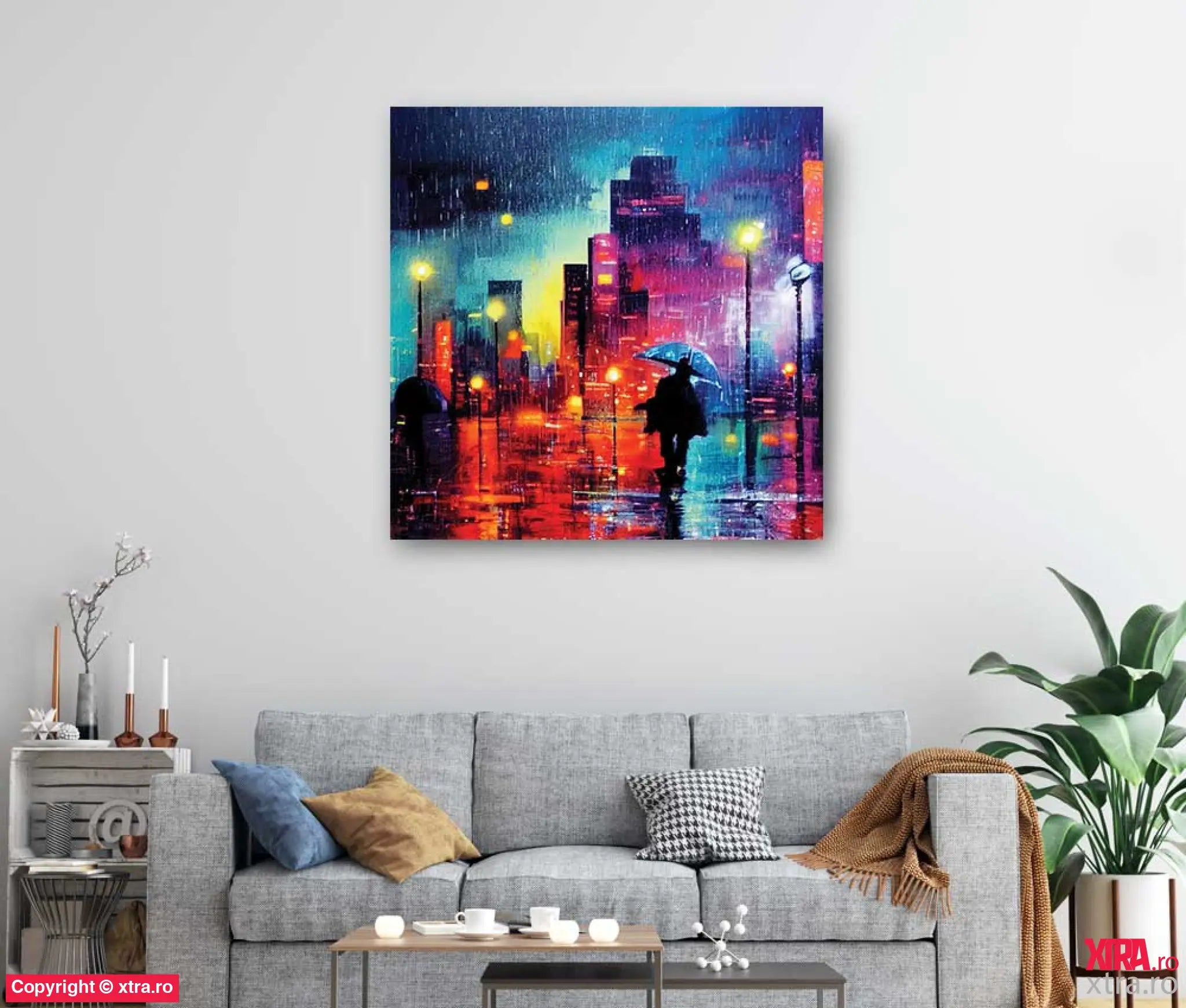 New York At Night 3 - Artx Canvas