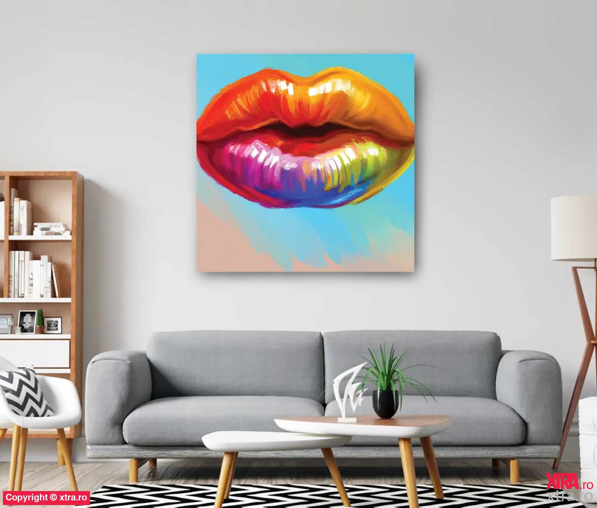 Painted Lips - Artx Canvas