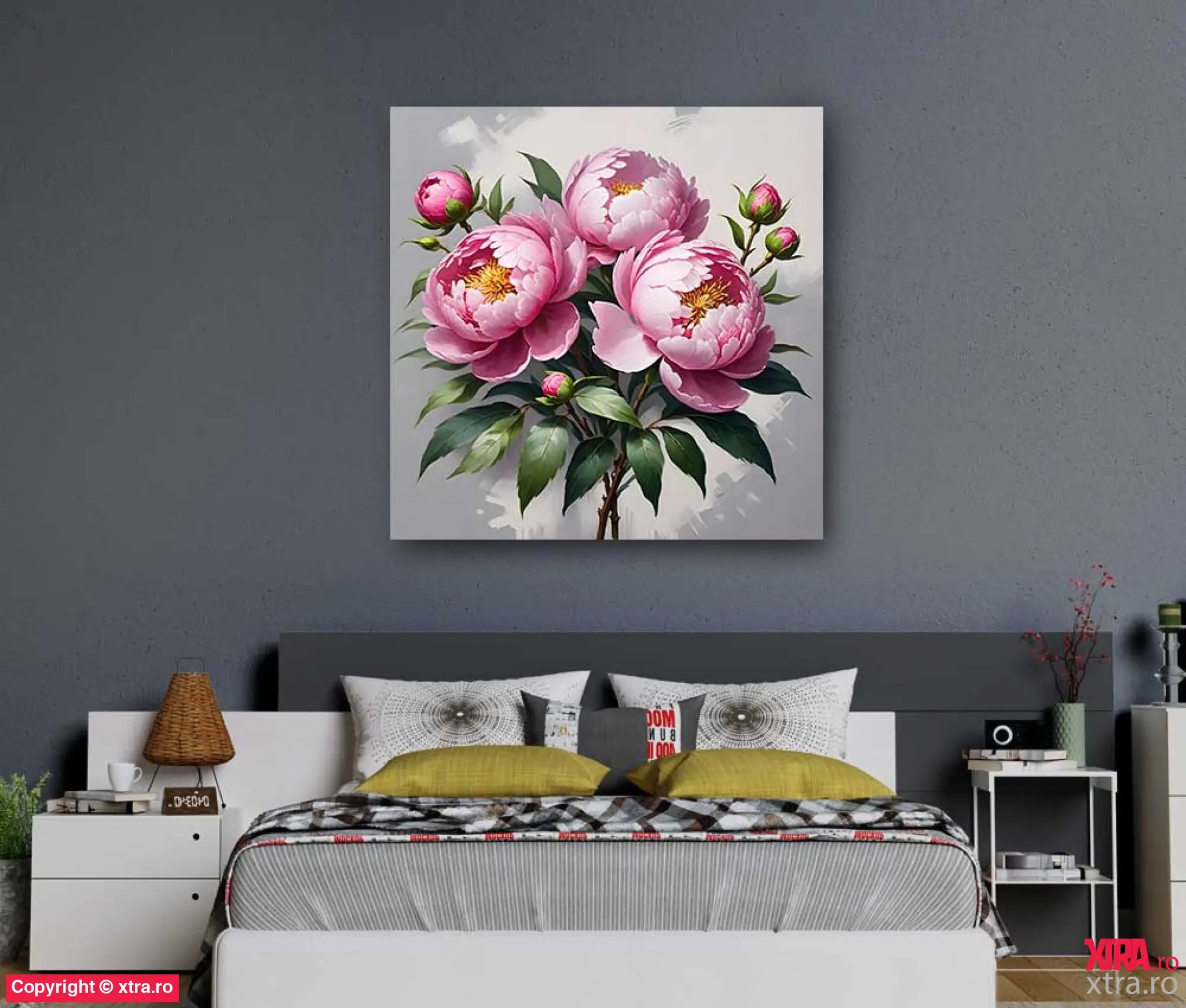 Painted Peonies - Artx Canvas