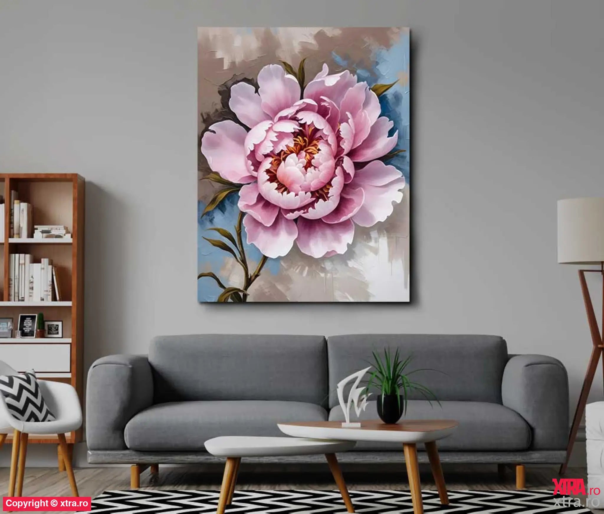 Painted Peony - Artx Canvas