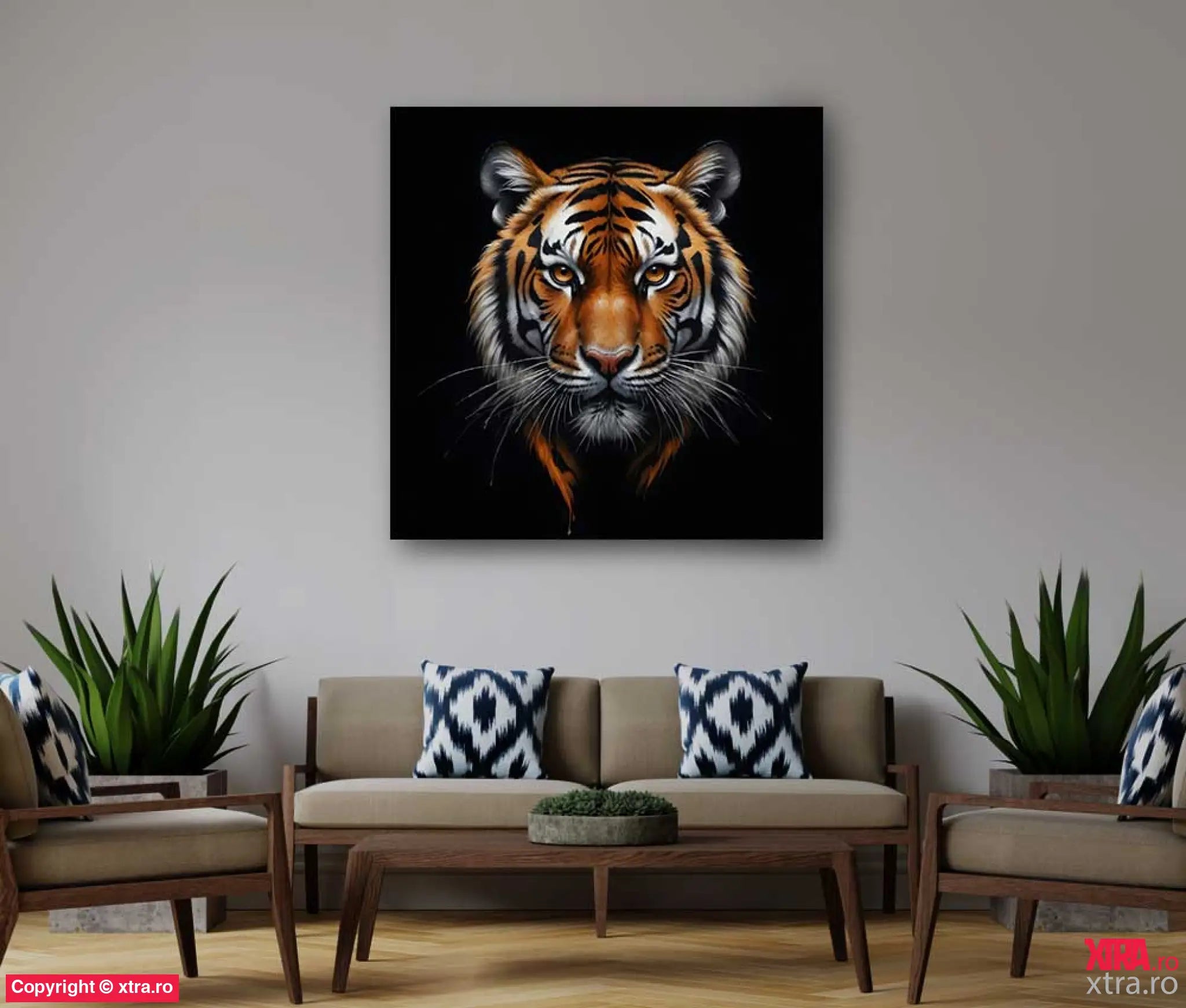 Painted Tiger - Artx Canvas