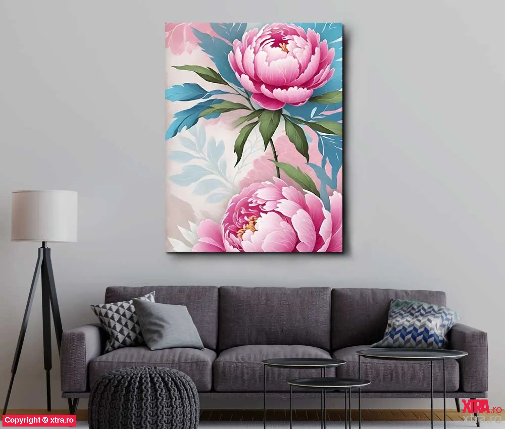 Peony Wall 2 - Artx Canvas